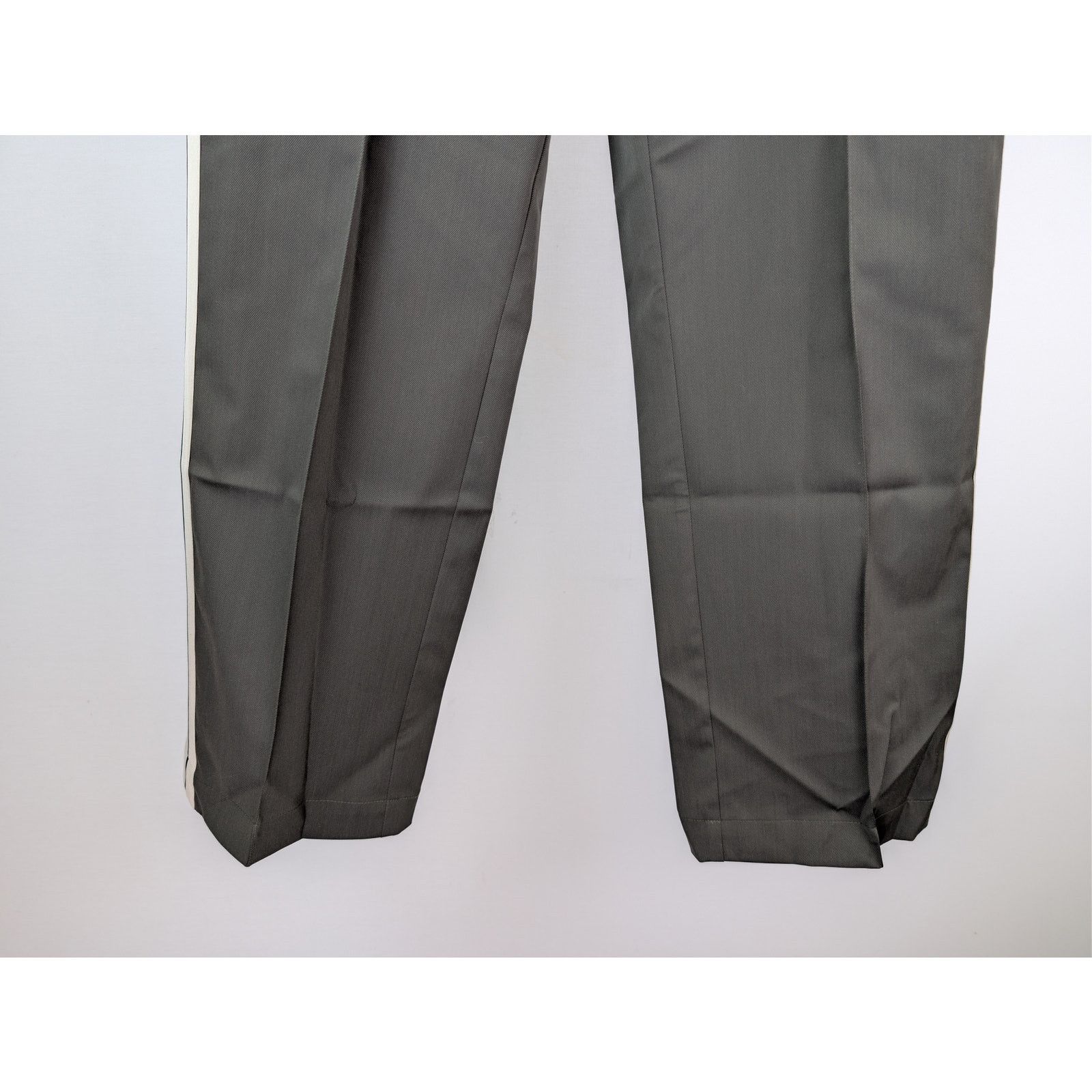 Palm Angels o1rshd1 Classic Logo Wool Track Pants in Military/Off-White Size US 32 / EU 48 - 4 Thumbnail