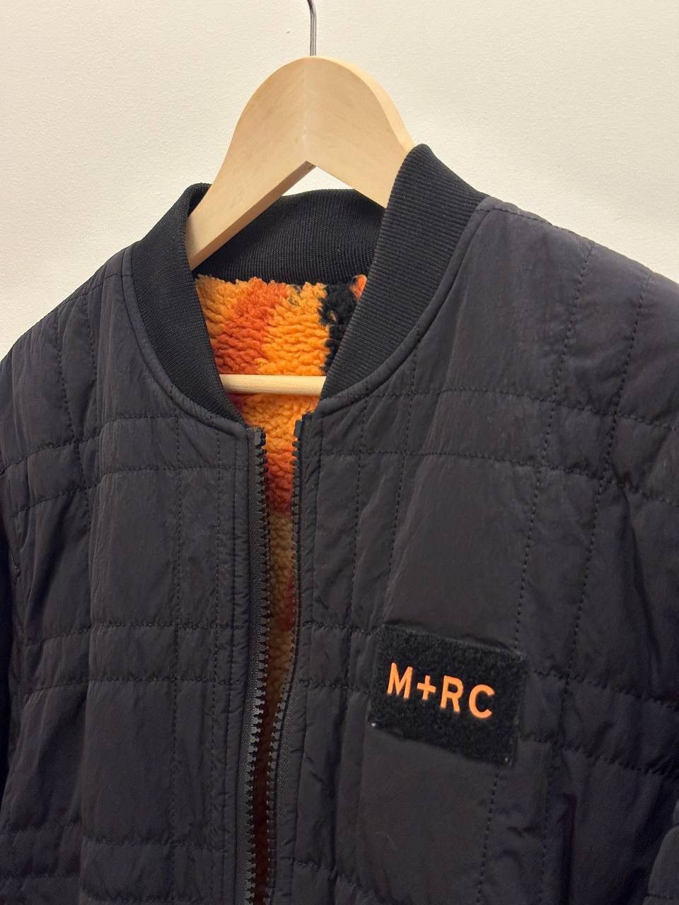image of M Rc Noir M+Rc Noir Reversible Camo Jacket in Black, Men's (Size Medium)