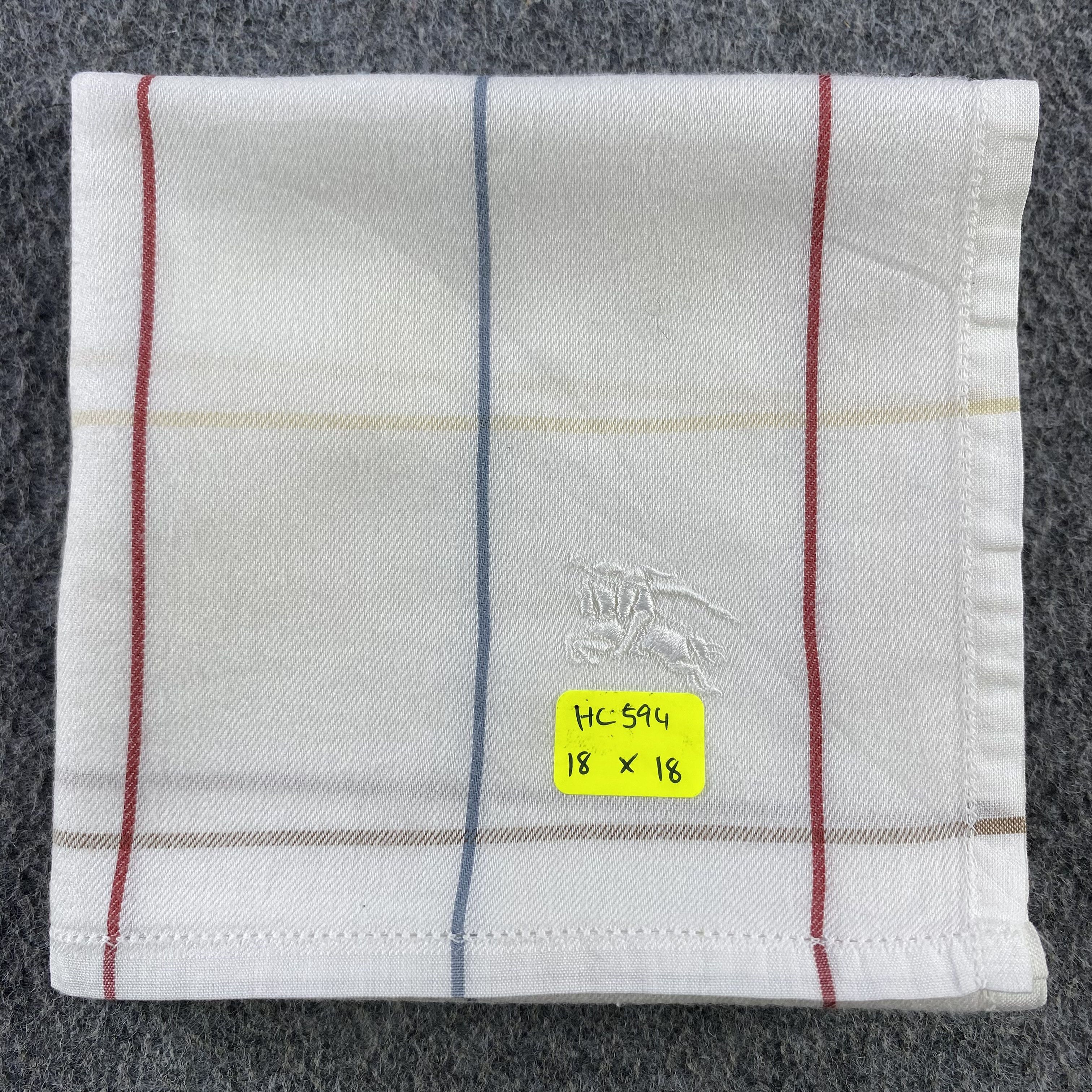 Burberry × Vintage Burberry Handkerchief/Neckerchief/Bandana HC594 Size ONE SIZE - 5 Thumbnail