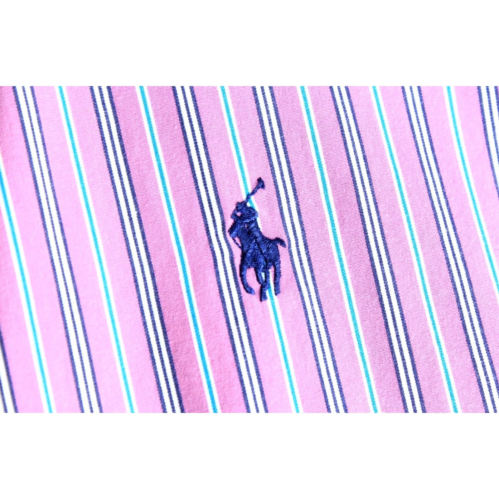 Polo Ralph Lauren POLO by RALPH LAUREN Custom Fit Shirt Men Size 15 ½ 39 Long Sleeve Striped VR0191 Size US M / EU 48-50 / 2 - 5 Thumbnail