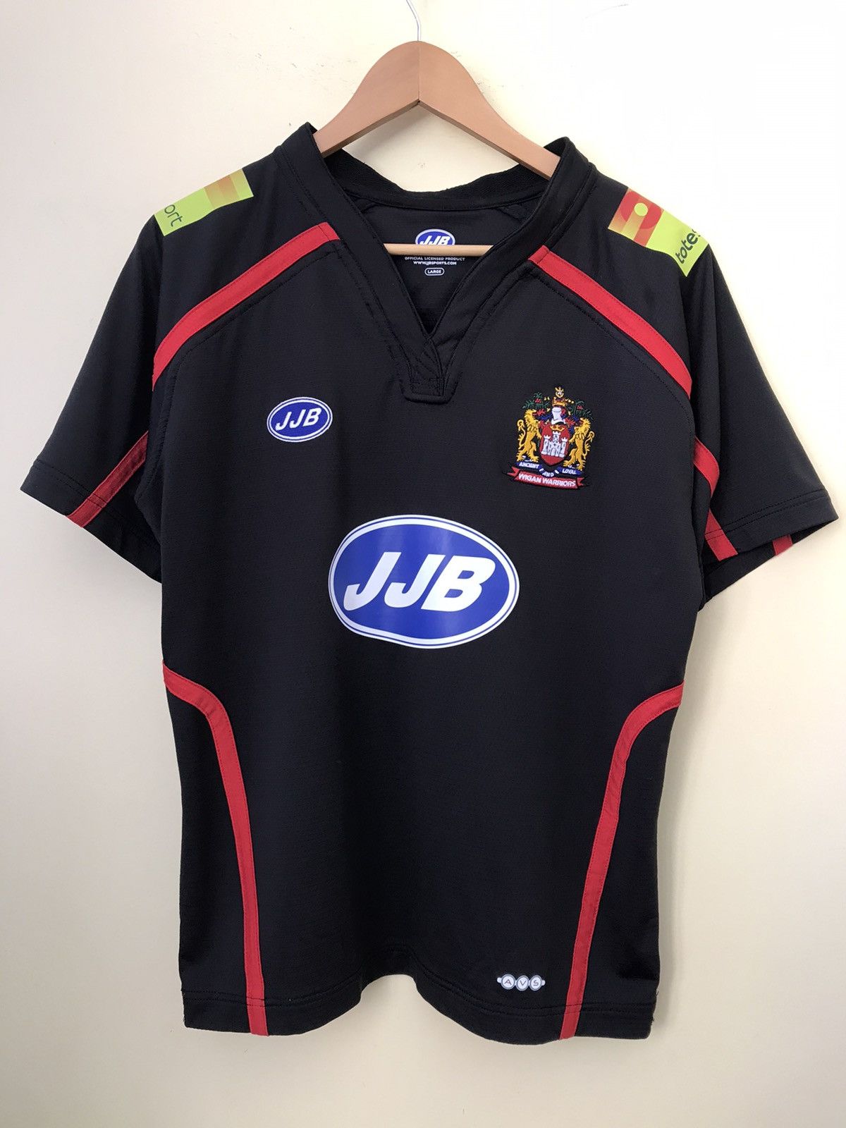 Maillot Vintage Wigan Warriors – Extérieur 2003 – Homme Taille L – Patrick