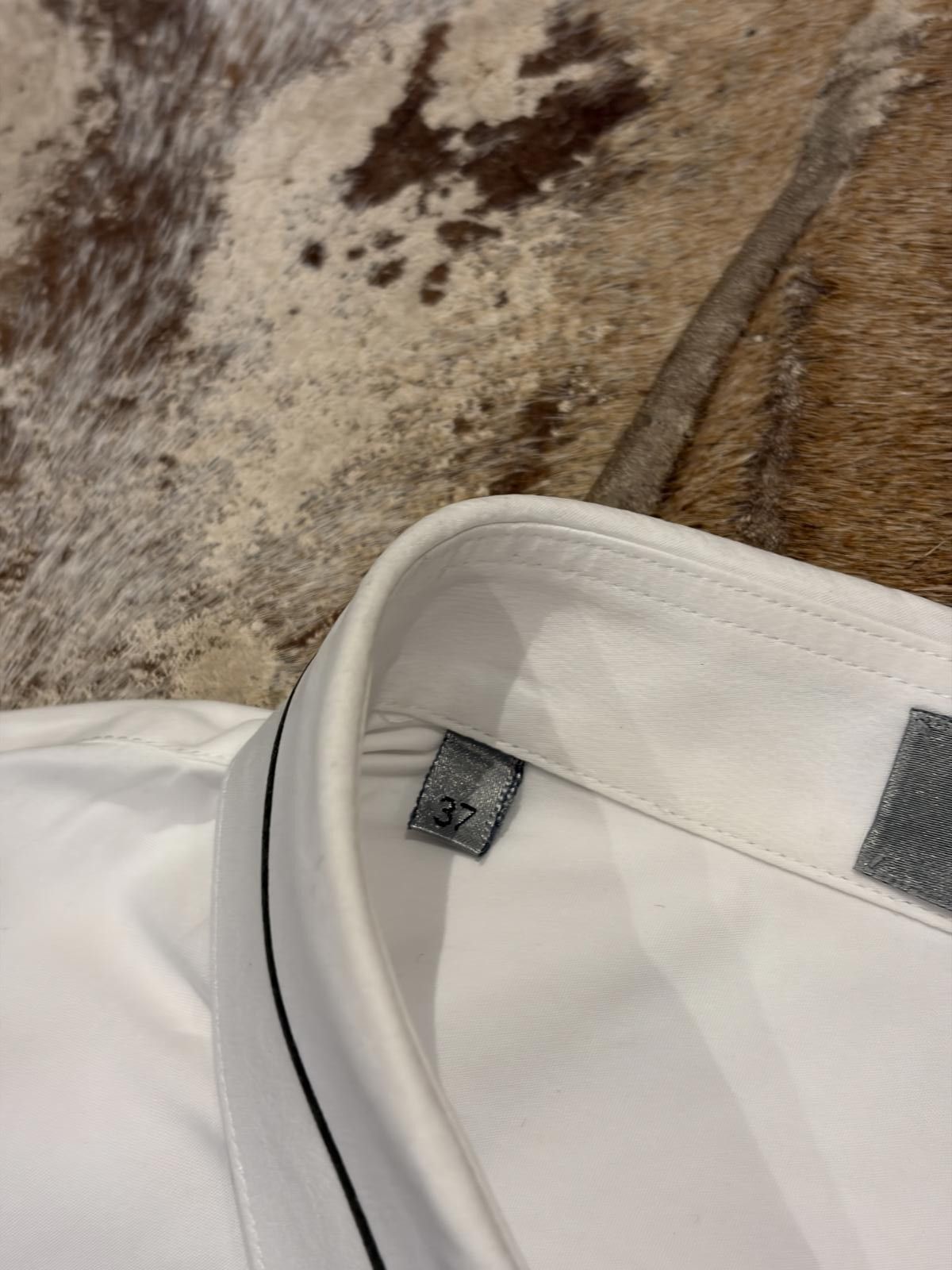 Dior Dior Slim-Fit Cotton Shirt with Contrast Collar Trim Size US S / EU 44-46 / 1 - 3 Thumbnail