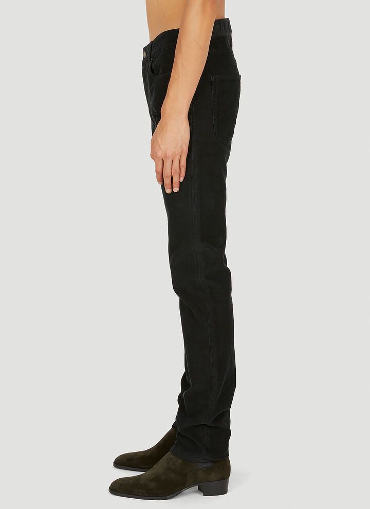 Saint Laurent Paris o1bcso1str1124 Slim Fit Jeans in Black Size US 31 - 3 Thumbnail