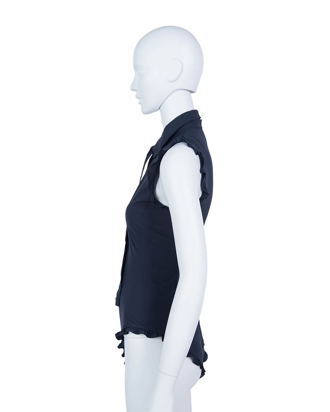 Miu Miu Miu Miu S/S2000 Ruffle Bodysuit Size M / US 6-8 / IT 42-44 - 4 Thumbnail
