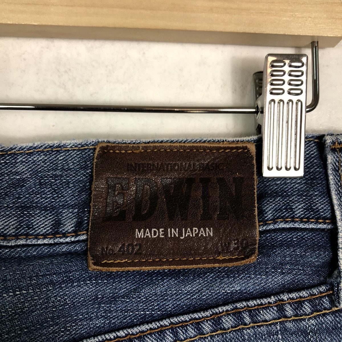 Japanese Brand 🔥90’s VINTAGE DENIM JEANS DISTRESSED DESIGN EDWIN JAPAN Size US 30 / EU 46 - 12 Thumbnail