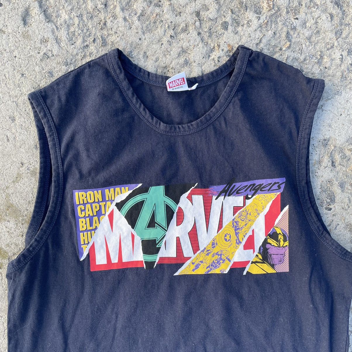 Marvel Comics × Vintage Vintage Tank Top Marvel Comics Big Logo Y2K 90s USA Size US L / EU 52-54 / 3 - 3 Thumbnail