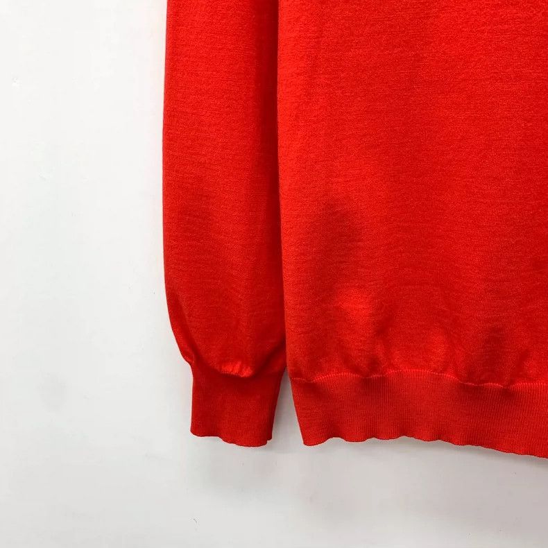 Louis Vuitton Louis Vuitton Red Wool Turtleneck Sweater-2506 Size M / US 6-8 / IT 42-44 - 4 Thumbnail
