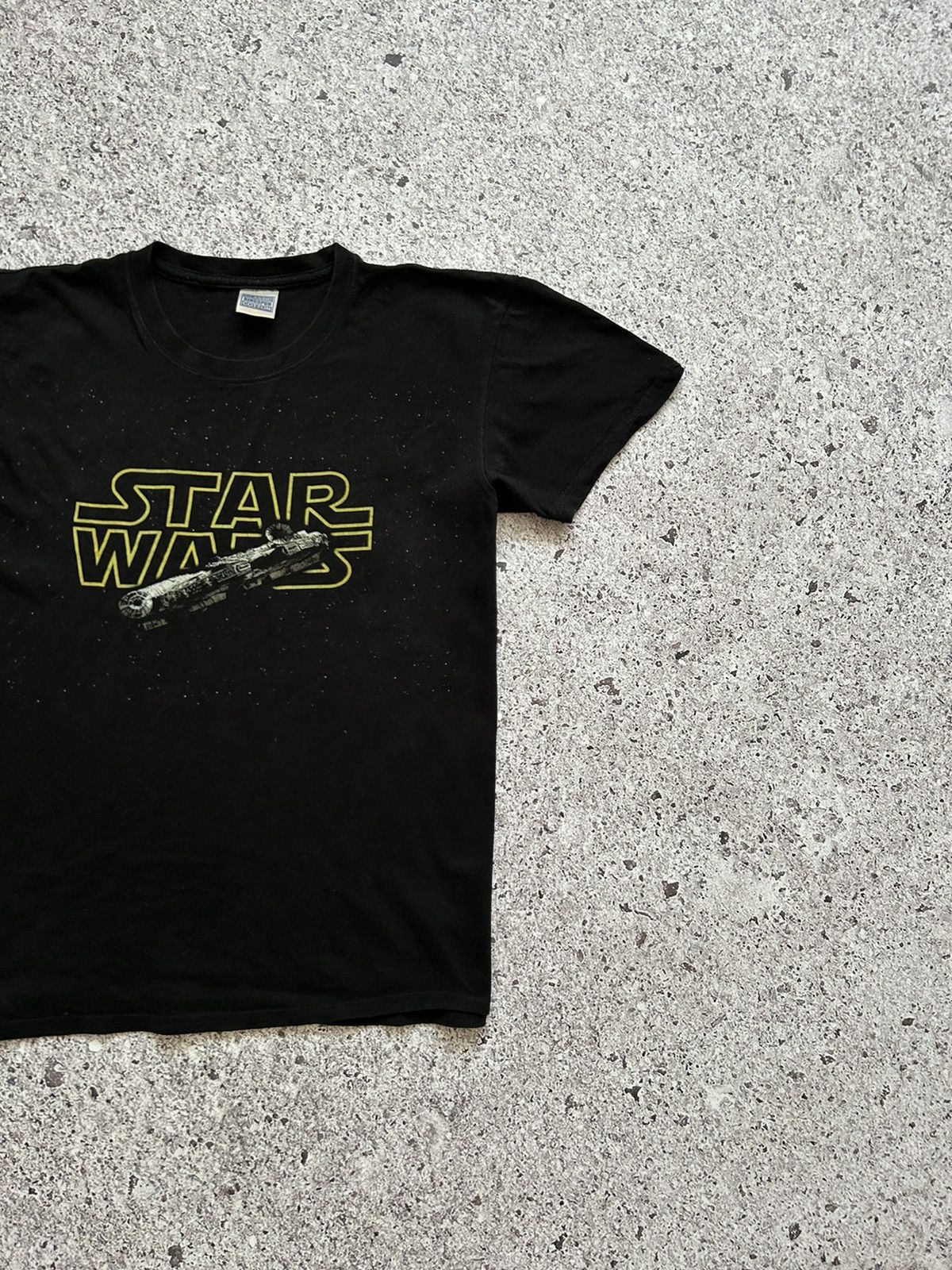 Star Wars × Vintage Vintage 90s Star Wars Black Space T-shirt Size US M / EU 48-50 / 2 - 4 Thumbnail
