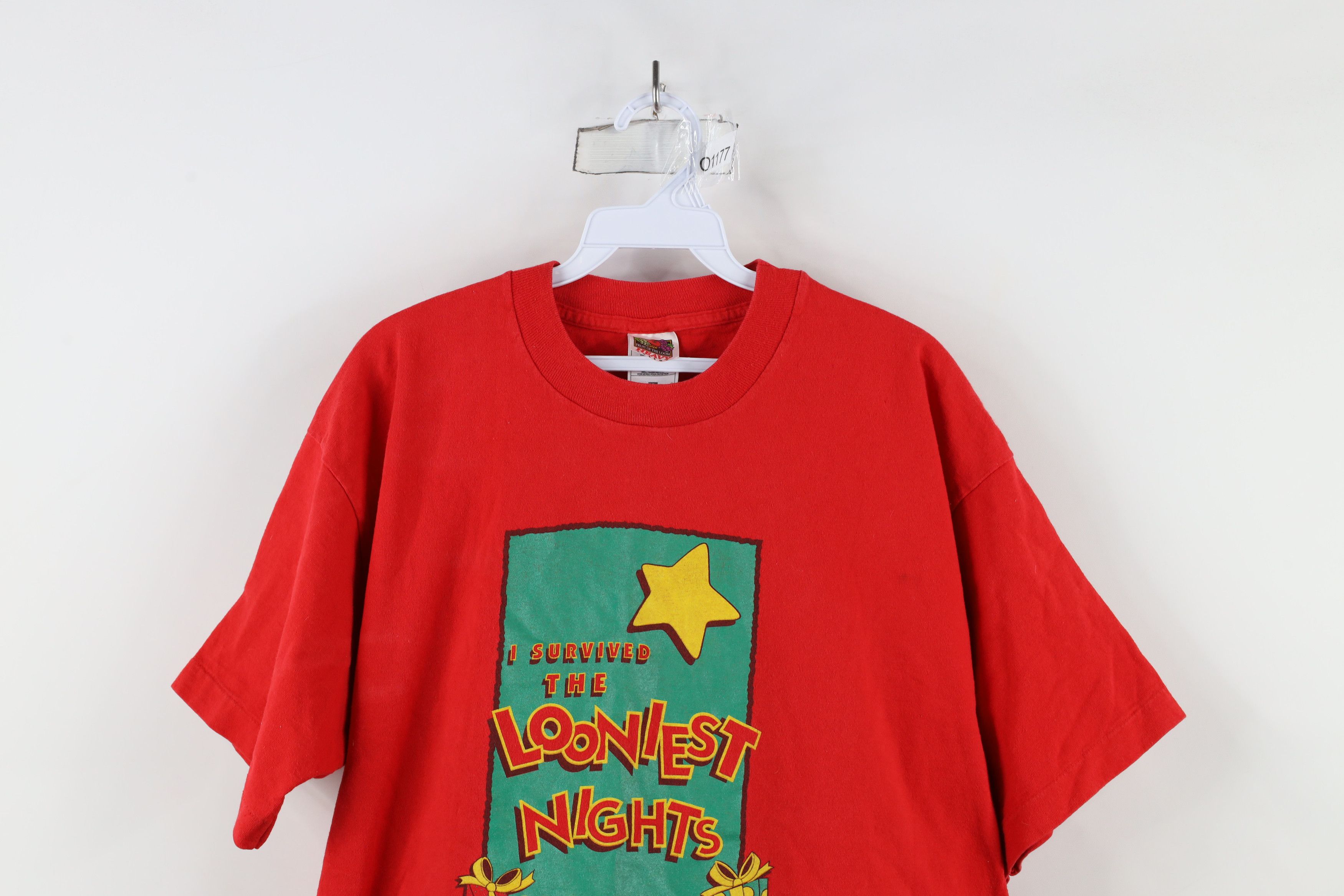 Vintage Vintage 90s Black Friday Looniest Nights of the Year T-Shirt Size US XL / EU 56 / 4 - 2 Thumbnail
