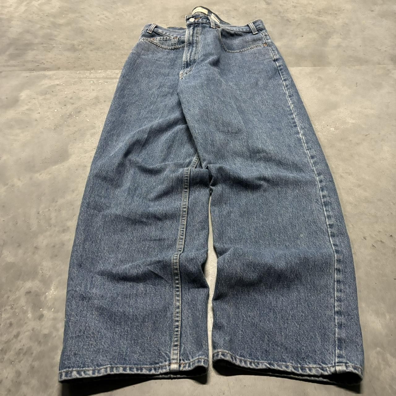 Gap × Vintage Crazy Vintage 90s Medium Wash Gap Made In USA Denim Jeans! Size US 38 / EU 54 - 3 Thumbnail