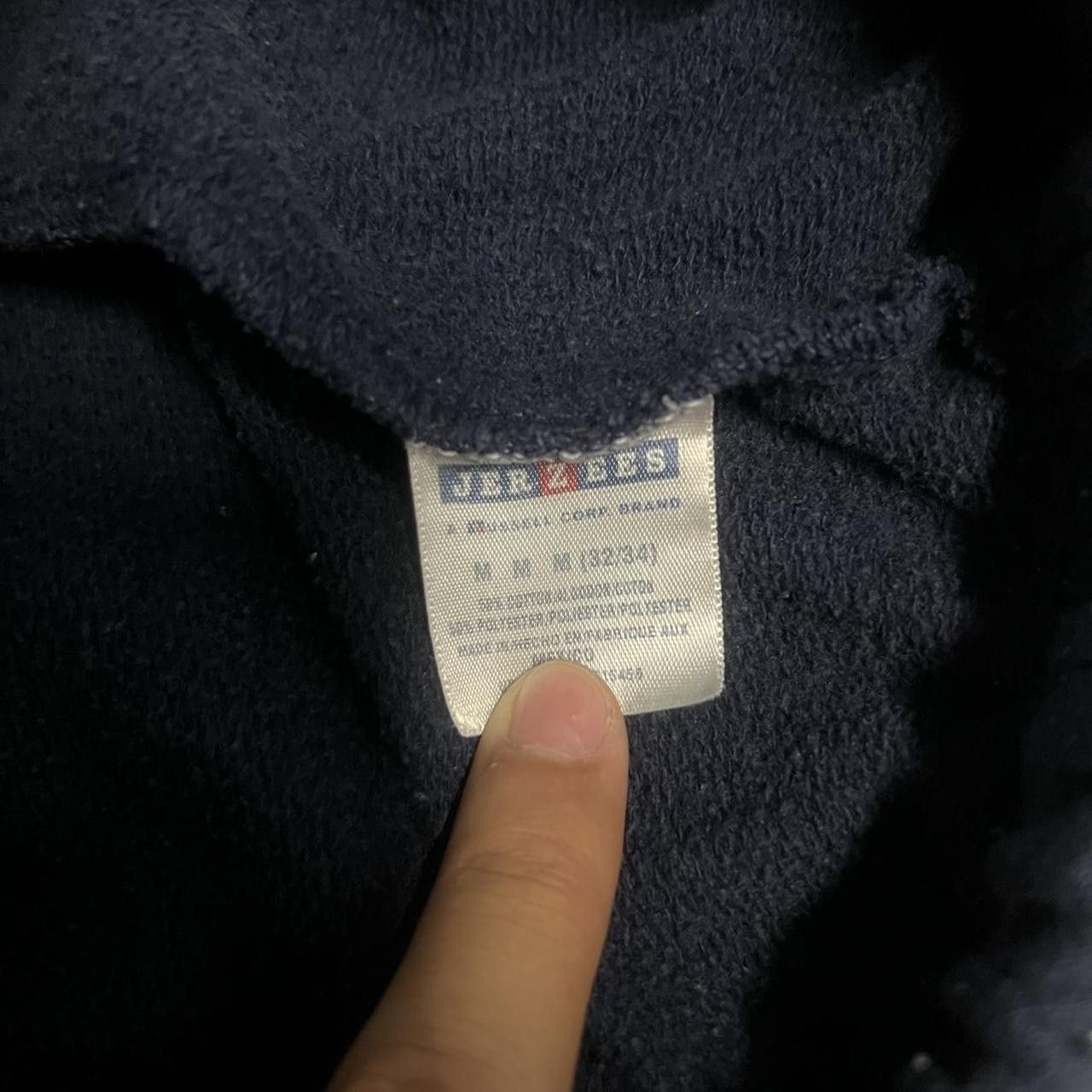 Japanese Brand × Vintage Vintage Y2K/2000s Navy blue Baggy fit Sweatpants ! Size US 32 / EU 48 - 6 Thumbnail