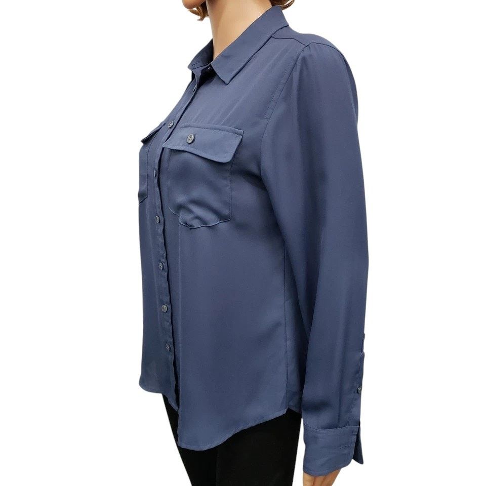 J.Crew J. Crew Long Sleeve Button down Shirt Button Flap Pockets 6 Size M / US 6-8 / IT 42-44 - 7 Thumbnail