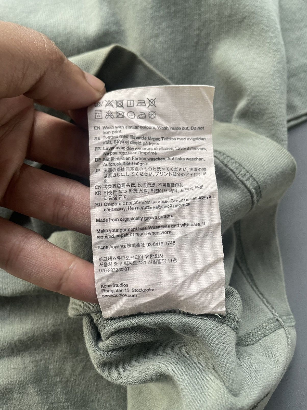 Acne Studios Acne Studios Logo Oversized Size US S / EU 44-46 / 1 - 6 Thumbnail