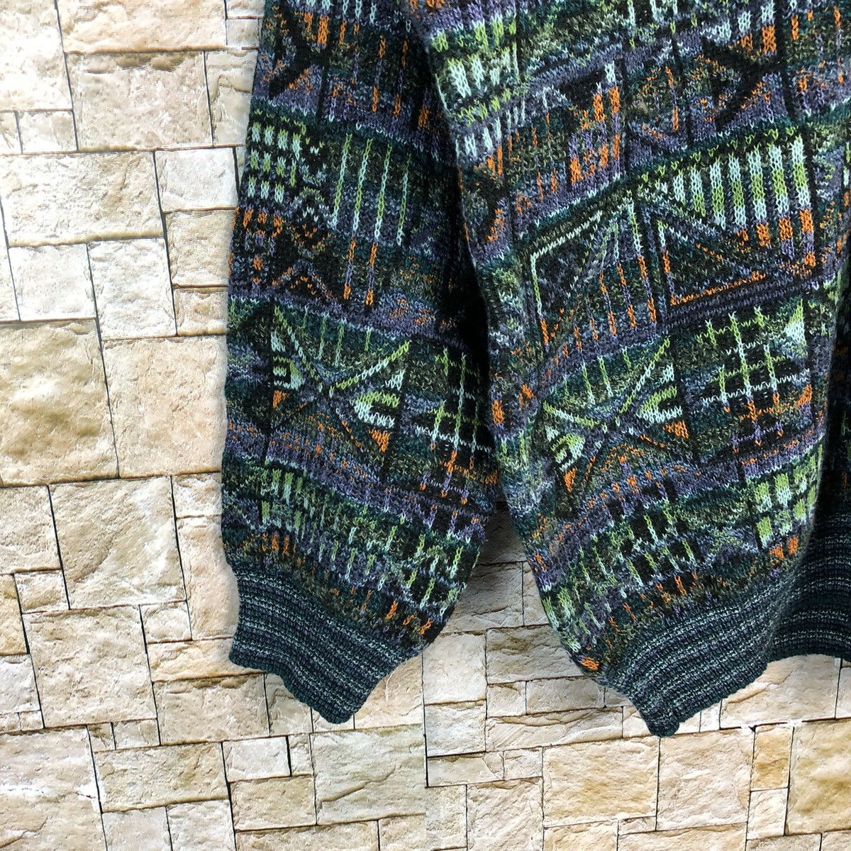 Homespun Knitwear Lantasie Di Settember made in italy Green Knitwear #A263 Size US L / EU 52-54 / 3 - 7 Thumbnail