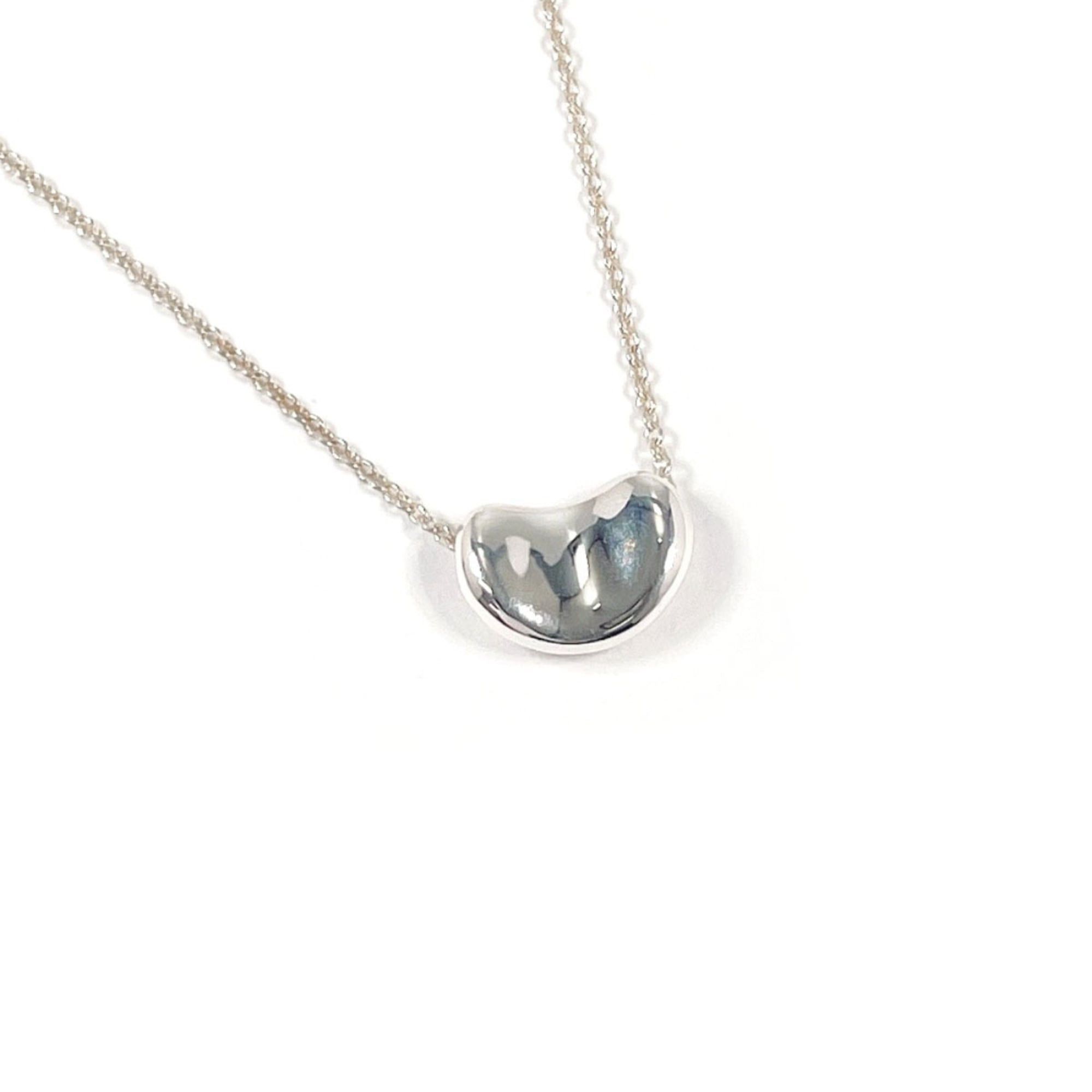 Tiffany & Co. TIFFANY&Co. Tiffany Bean Elsa Peretti Necklace, Sterling Silver 925, Silver, Women's Size ONE SIZE - 1 Thumbnail