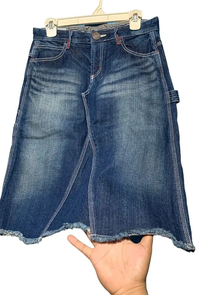 Japanese Brand Betty smith japan carpenter buckle back denim skirt Size 30" / US 8 / IT 44 - 4 Thumbnail