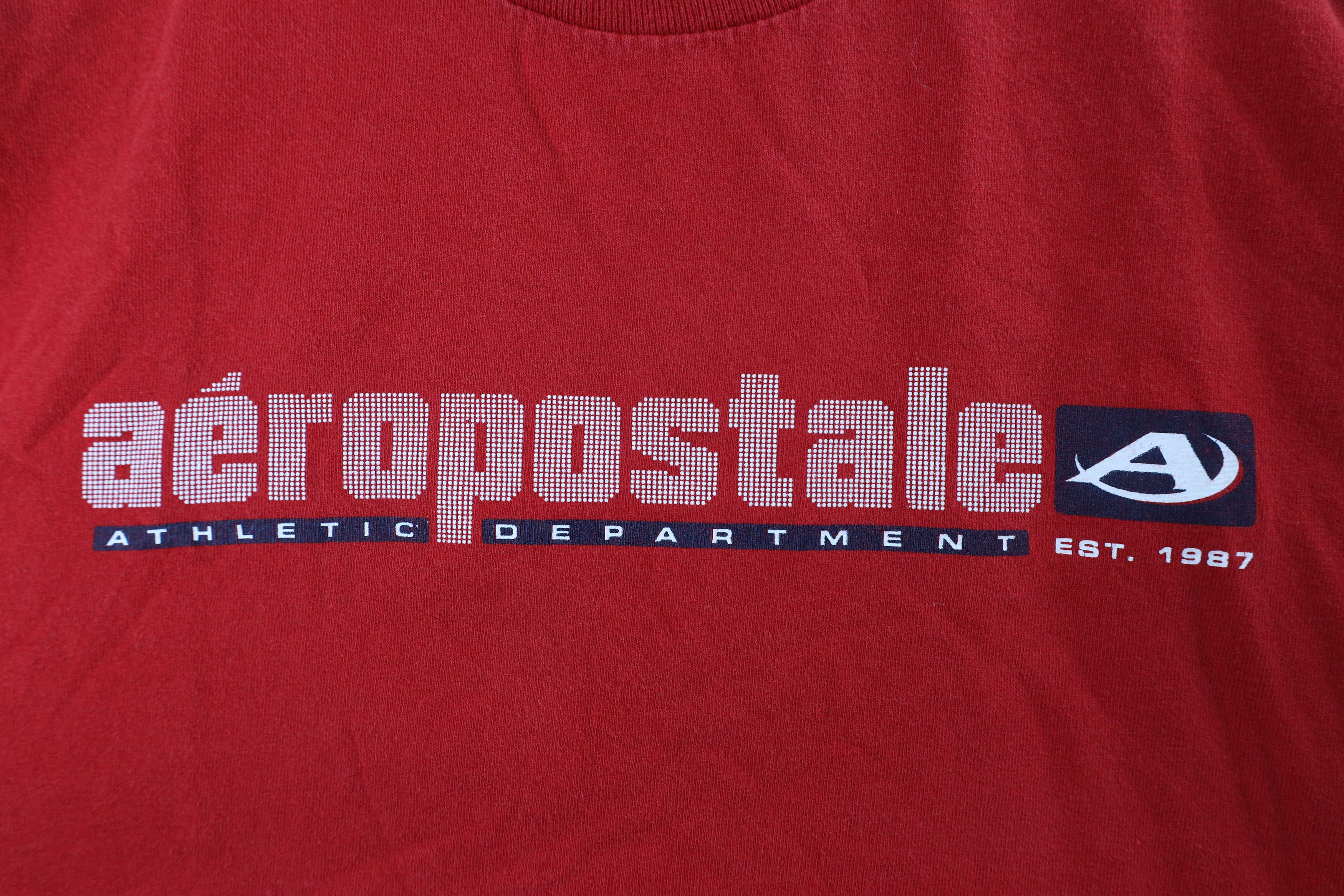 Aeropostale × Vintage Vintage 90s Aeropostale Out Athletic Department T-Shirt Size US M / EU 48-50 / 2 - 4 Thumbnail