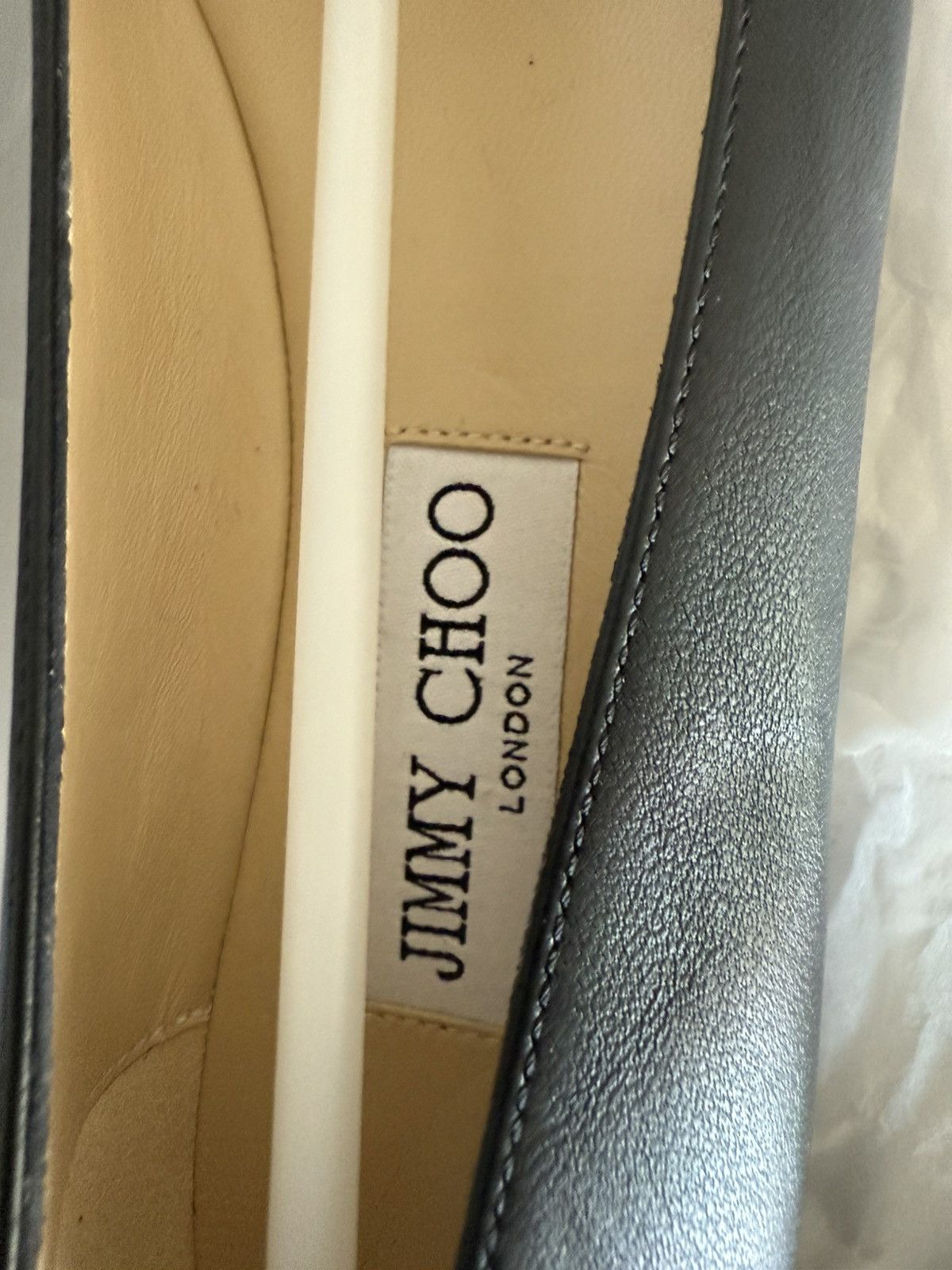 Jimmy Choo Jimmy Choo Ballerina Flats Davia Black sz.35 Size US 5 / IT 35 - 3 Thumbnail