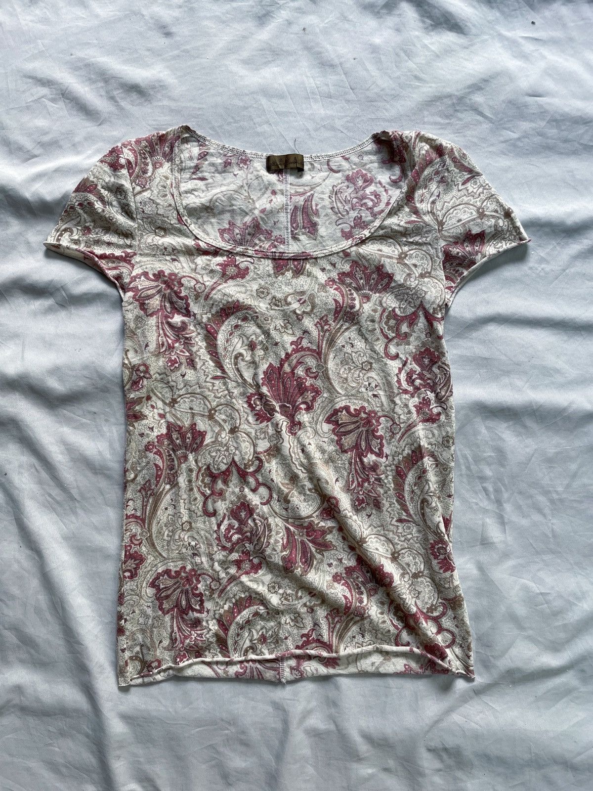 GOA GOA G.O.A BANDANA PATTERN TEE Size S / US 4 / IT 40 - 1 Thumbnail