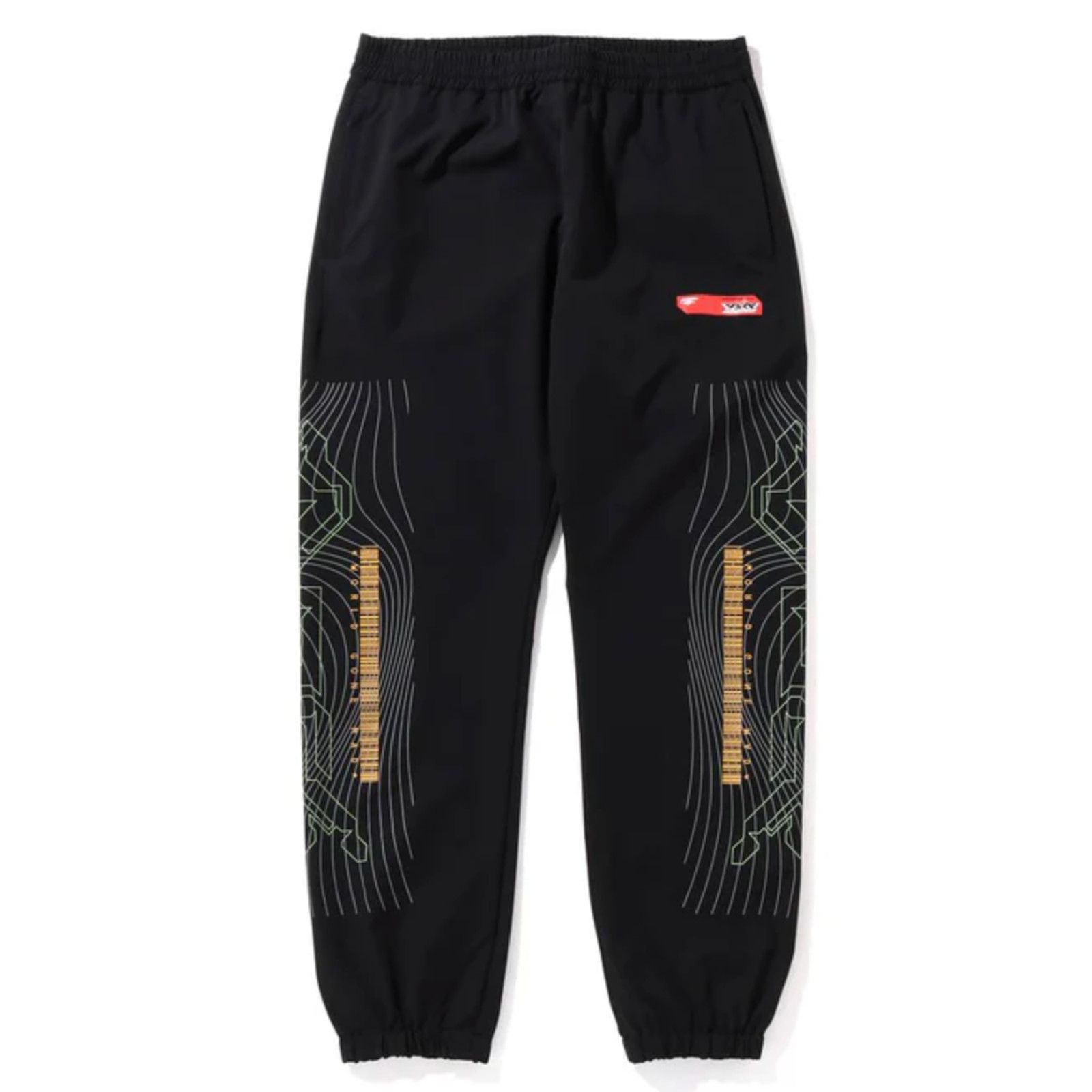 Bape Bape Multi-Graphic Black Track Pants Size Medium Size US 31 - 1 Thumbnail