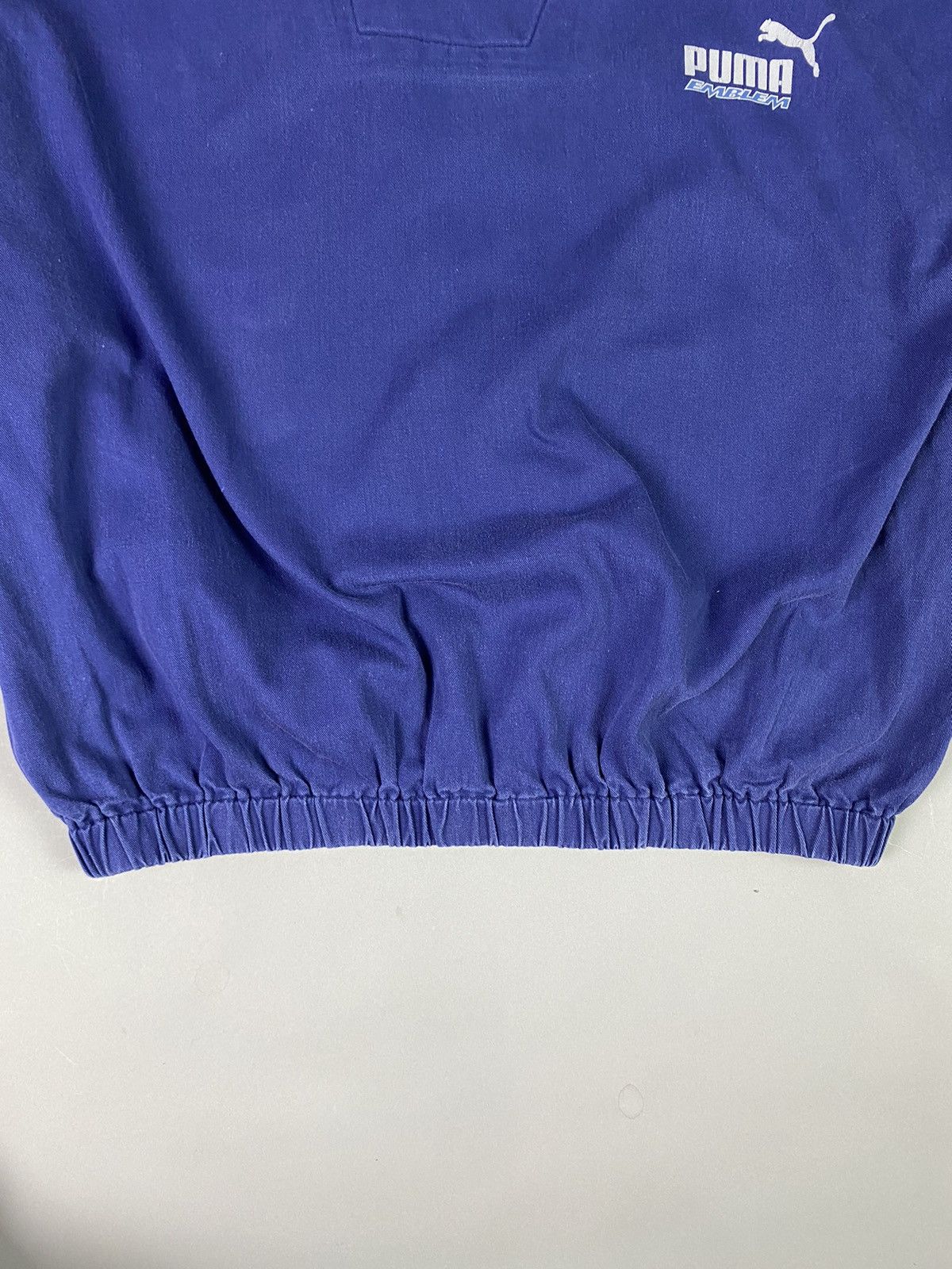 Puma × Vintage Vintage Puma Pullover Blue Y2K 80-90s - Rare Oversized Fit Size US L / EU 52-54 / 3 - 4 Thumbnail