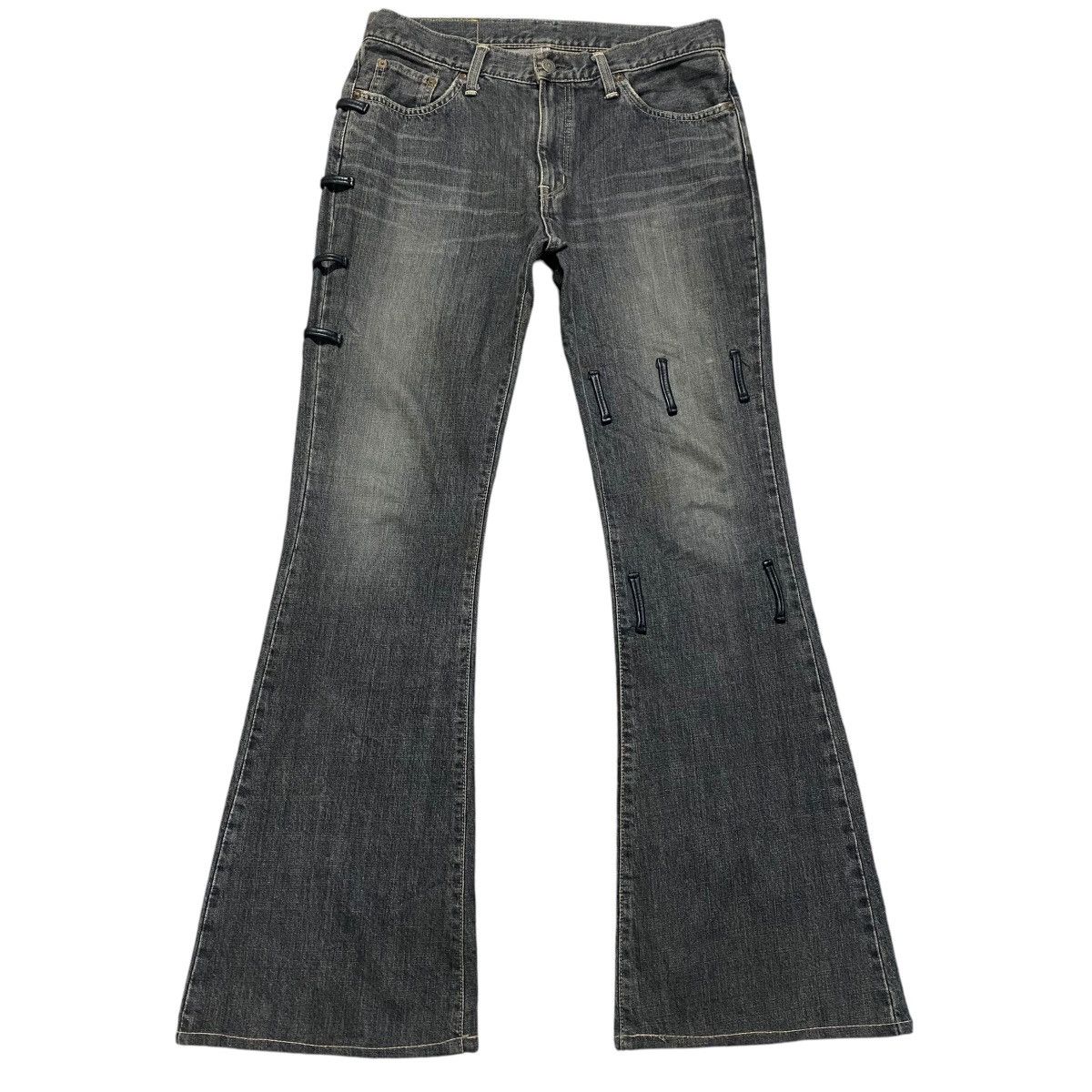 Edwin Vintage Edwin 800sx Black Denim Super Flare Jeans Size US 32 / EU 48 - 1 Thumbnail