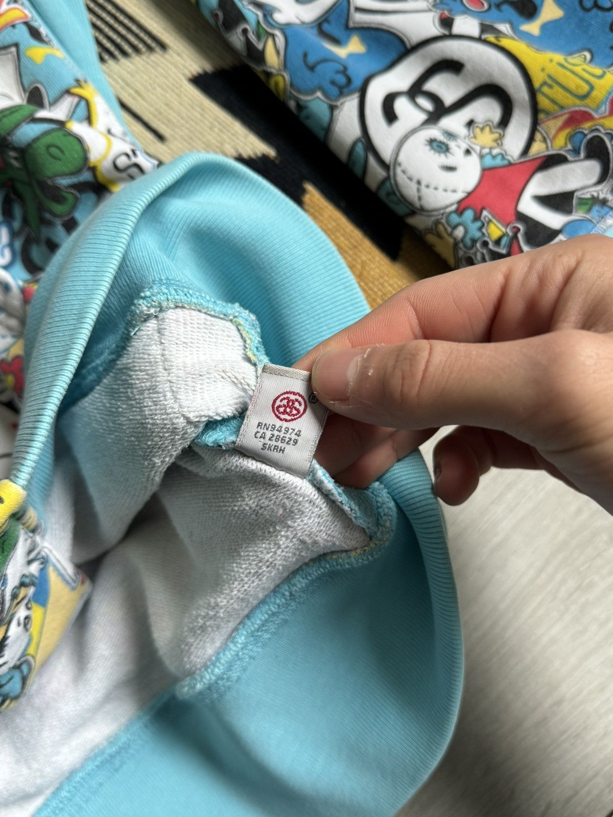 Stussy Stussy Monogram Over Print Cartoon Zip-Hoodie Size US M / EU 48-50 / 2 - 11 Thumbnail