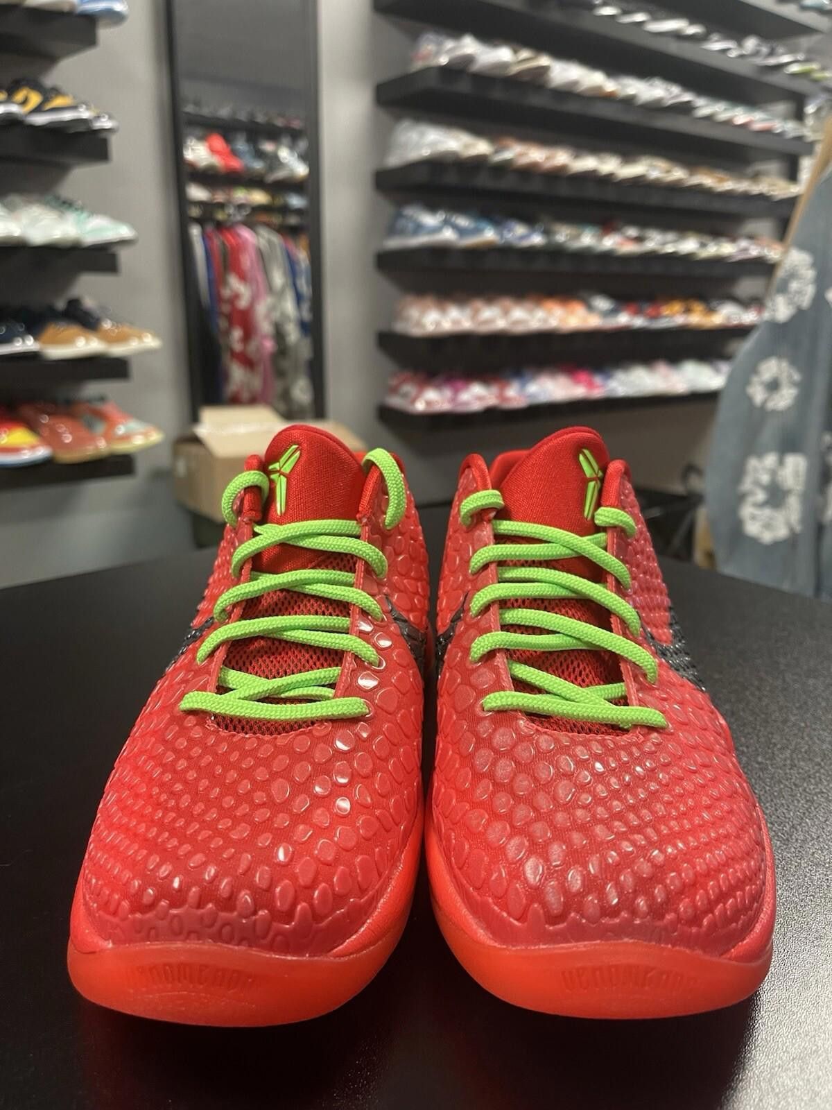 Nike Size 5y - Nike Kobe 6 Protro Reverse Grinch GS FV9676-600 GS Size US 5 / EU 37 - 2 Thumbnail