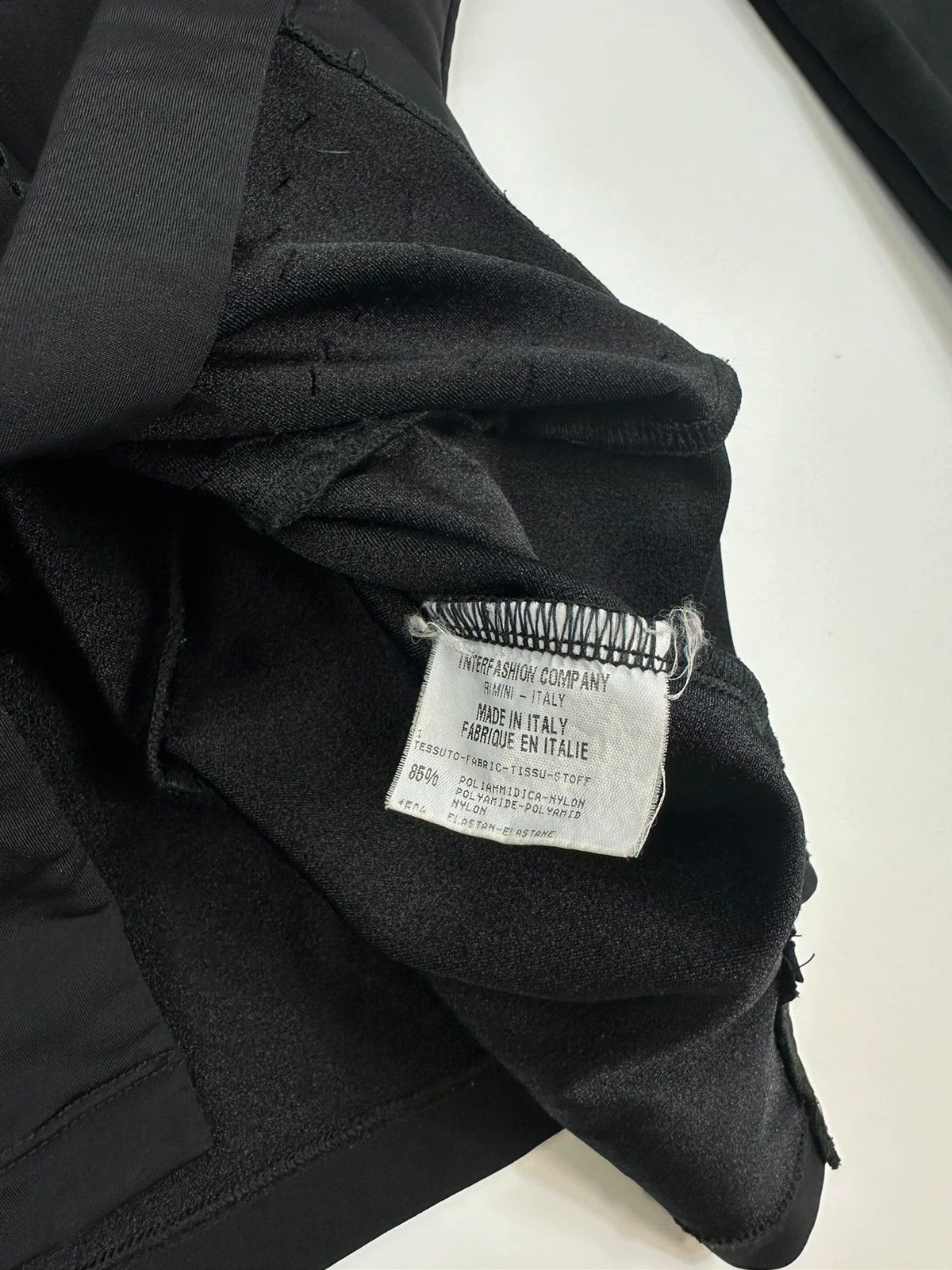 Marithe + Francois Girbaud Marithé + Francois Girbaud Black Lycra Shirt Jacket Size L / US 10 / IT 46 - 8 Thumbnail