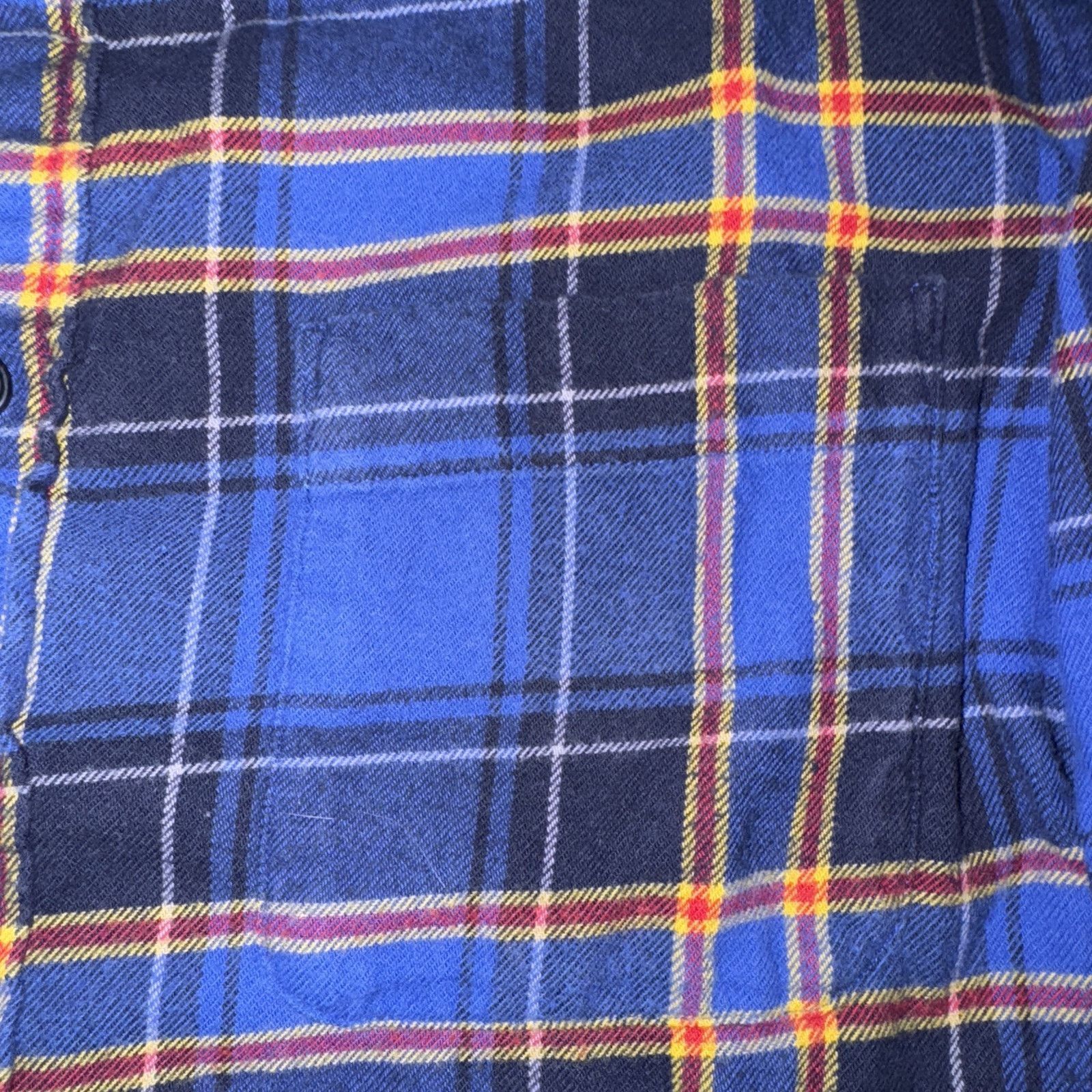 Japanese Brand × Uniqlo Uniqlo Plaid Flannel Blue Medium 19x26 Soft Button Up Shirt Size US M / EU 48-50 / 2 - 3 Thumbnail