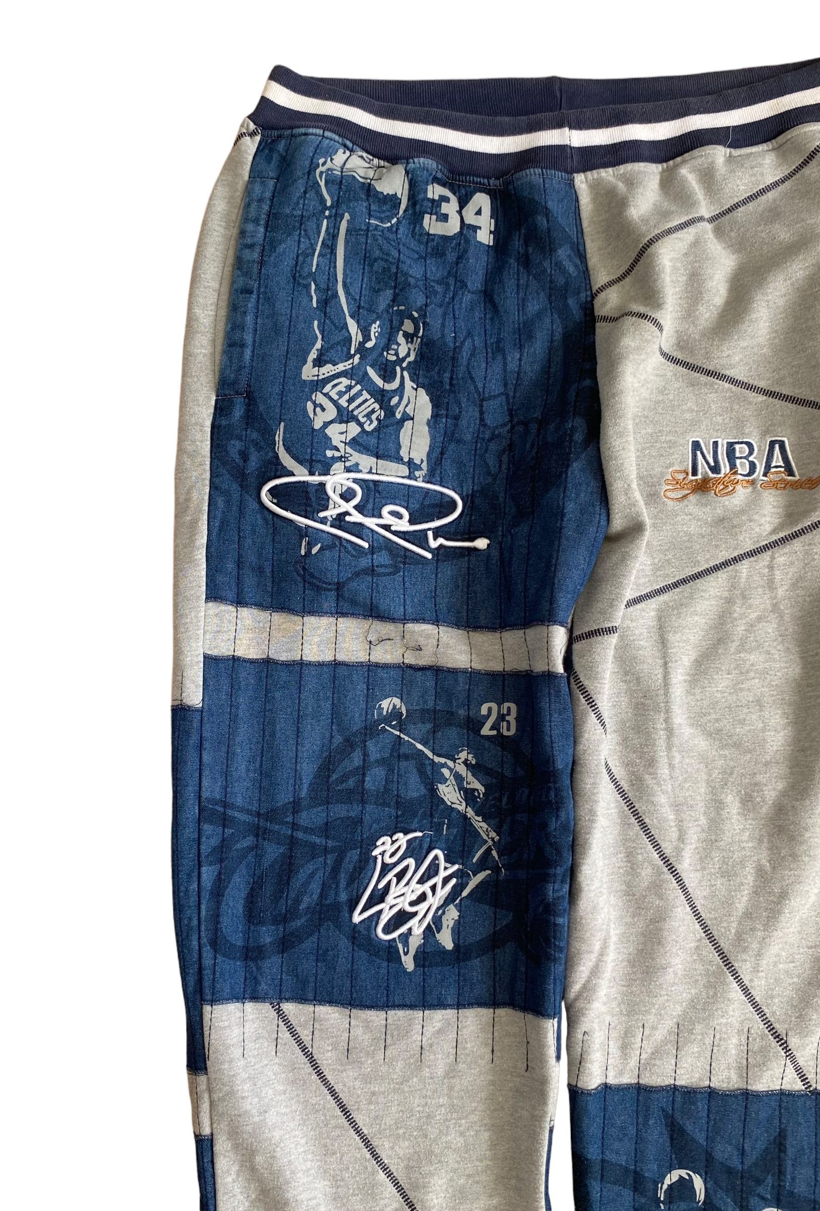 NBA × Vintage NBA y2k signature swag sweatpants Size US 36 / EU 52 - 3 Thumbnail