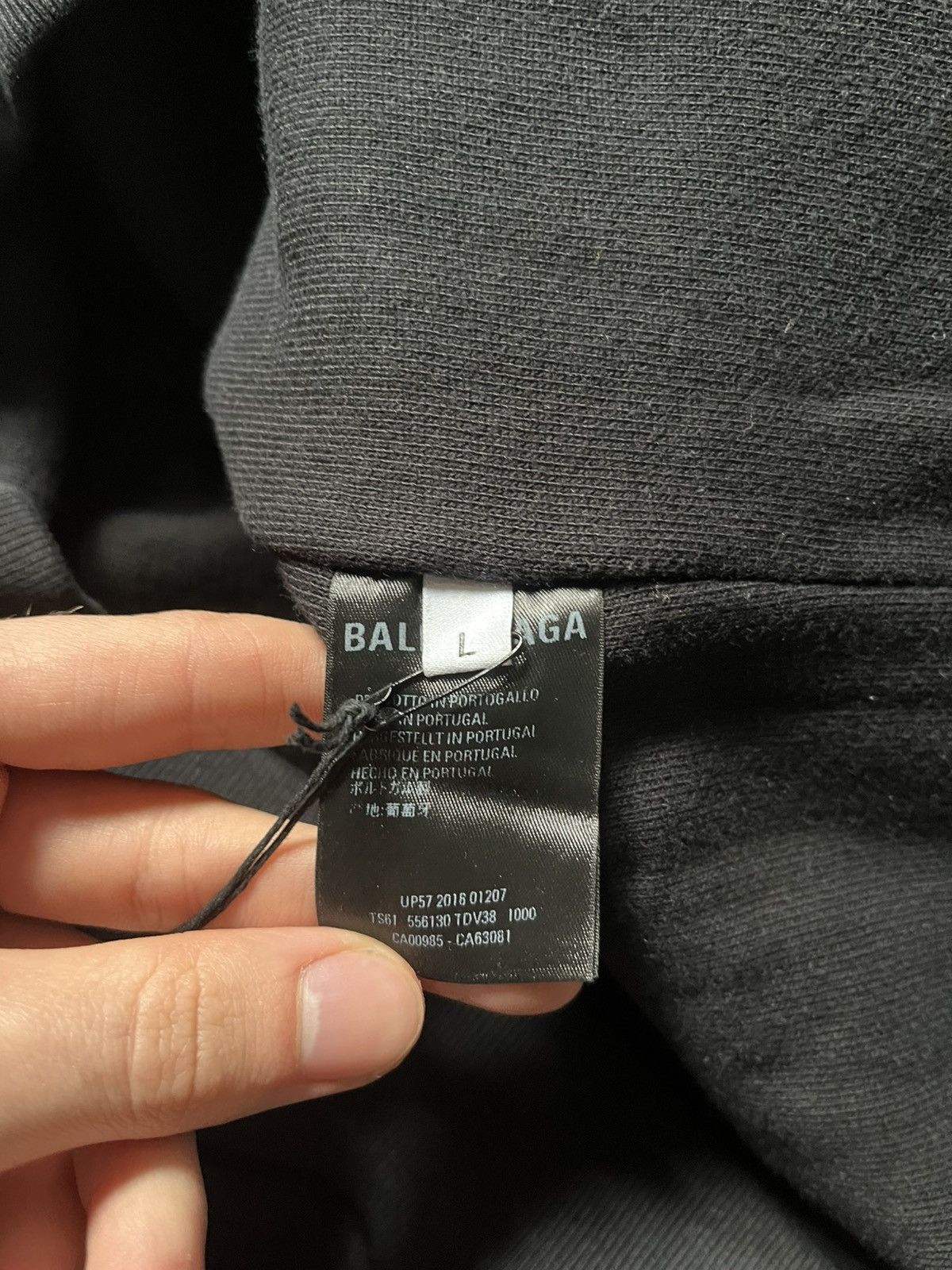 Balenciaga Balenciaga Speed Hunter hoodie double layer black Size US L / EU 52-54 / 3 - 11 Thumbnail