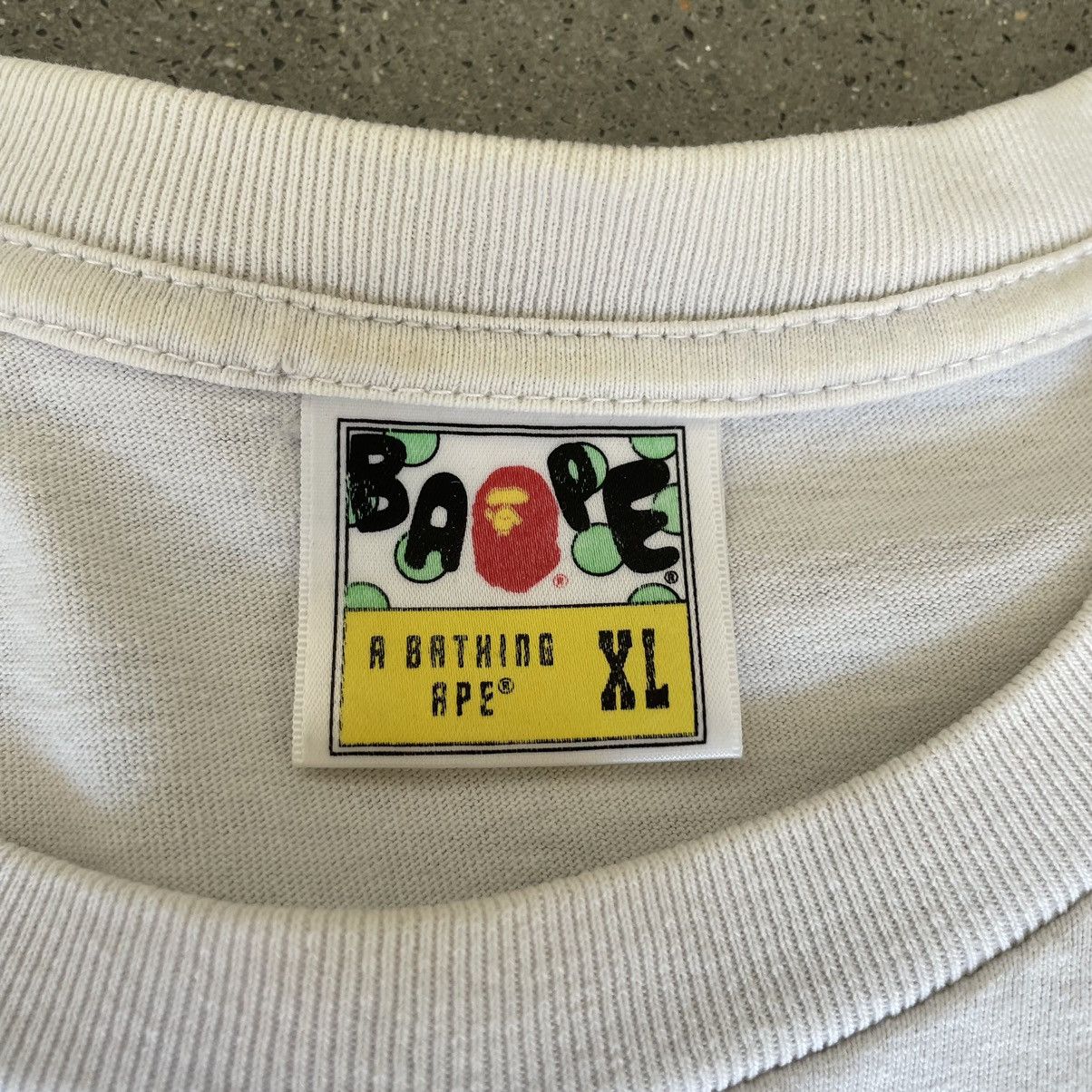 Bape Bape Neon Tokyo Ape Face Tee Size US XL / EU 56 / 4 - 6 Thumbnail