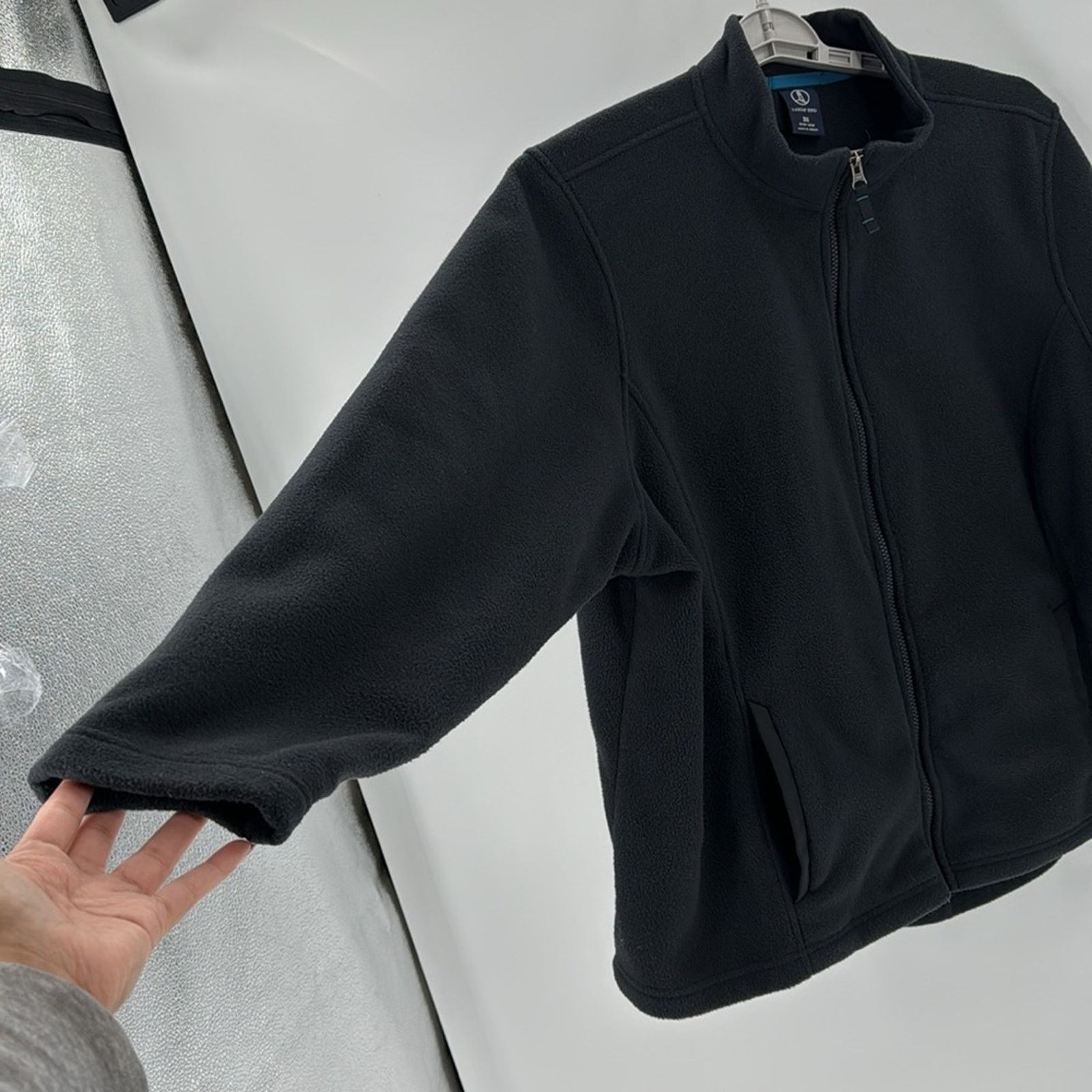 Lands' End Land’s End fleece full zip sweater black everyday size 3X Size 3XL / US 20-22 - 6 Thumbnail