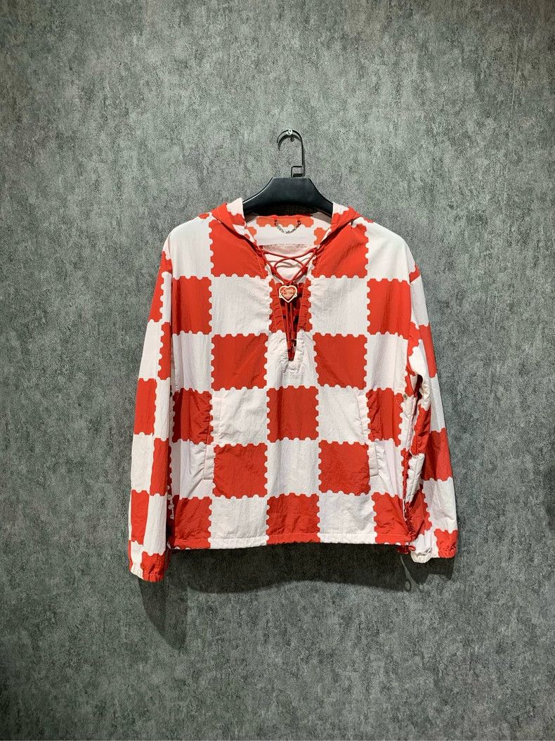 Louis Vuitton LOUIS VUITTON Red and White Chessboard Dash jacket Size US S / EU 44-46 / 1 - 1 Thumbnail