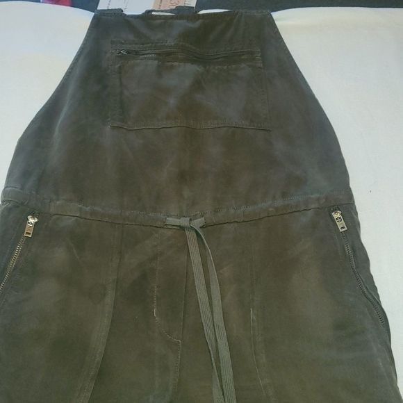 Vintage Aritzia Wilfred Free Army Green Cinched w Zippered Front Poc Size 30" / US 8 / IT 44 - 7 Thumbnail