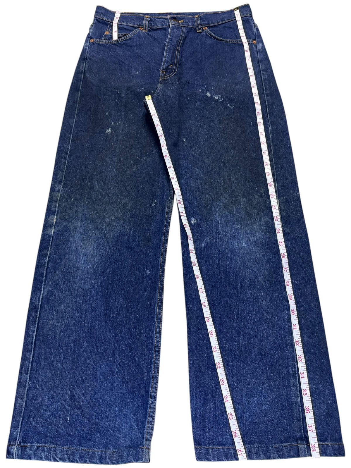 Levi's Vintage 80s Levis 612 Orange Tab Blue Wash Baggy Jeans Size US 32 / EU 48 - 15 Thumbnail