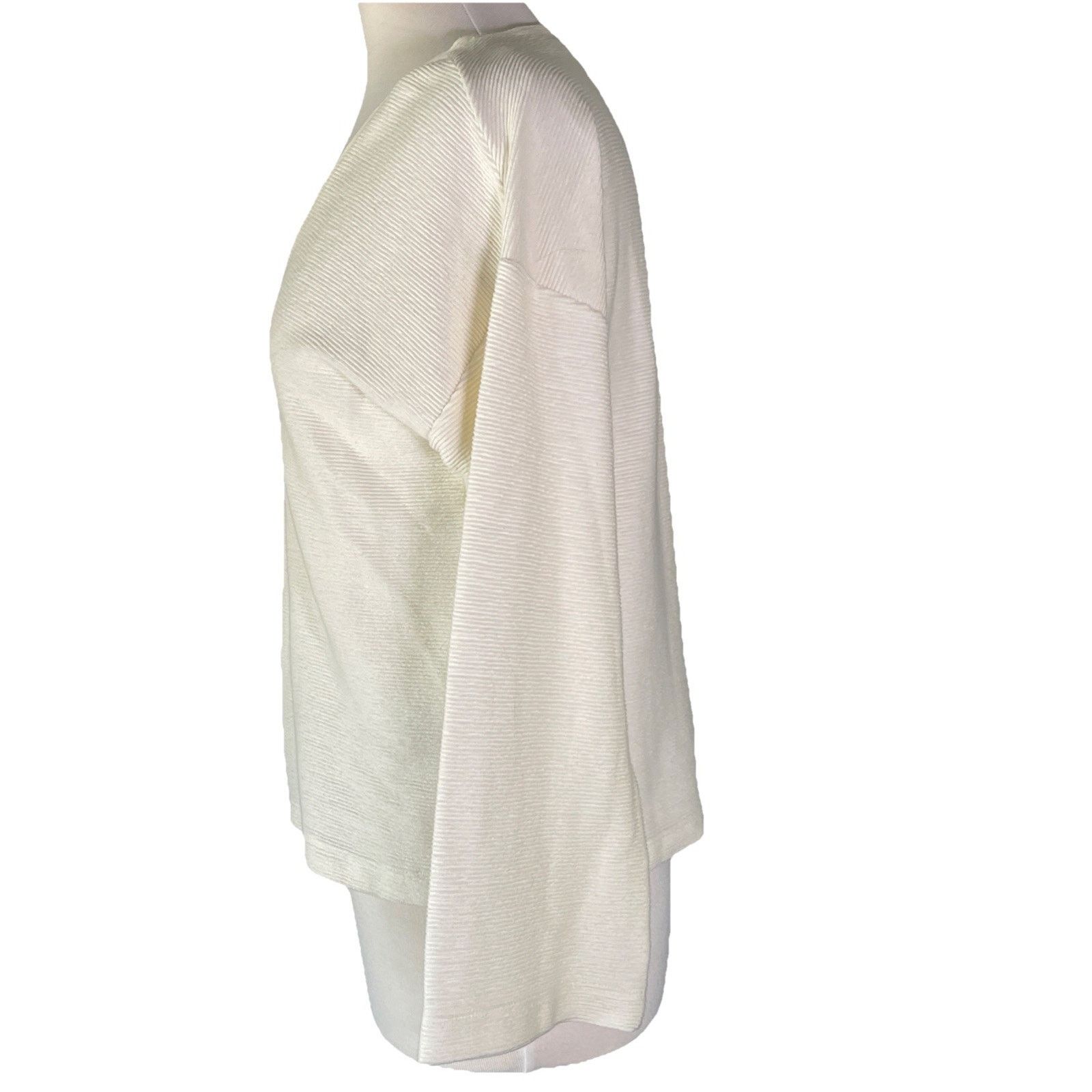 Madewell Madewell Bartlett V Neck Ribbed Light Sweater XSmall Size XS / US 0-2 / IT 36-38 - 4 Thumbnail