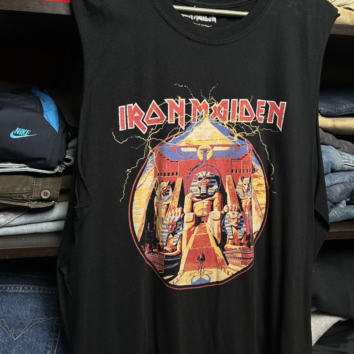 Band Tees Vintage Iron Maiden 2019 Big Graphic logo hype sleeveless Size US L / EU 52-54 / 3 - 2 Thumbnail
