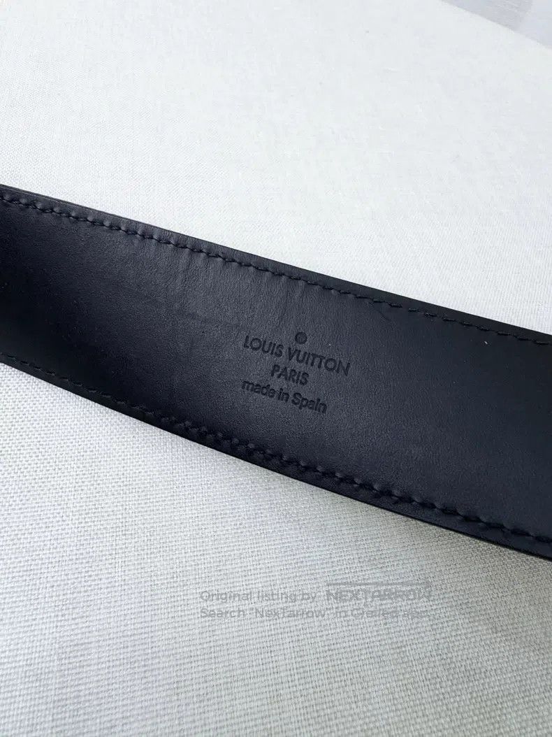 Louis Vuitton Louis Vuitton Classic checkerboard black belt Size ONE SIZE - 4 Thumbnail