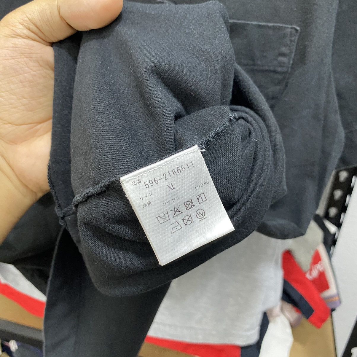 Designer × Japanese Brand × Margaret Howell Tshirt Margaret Howell Single Pocket Black Colour Size US XL / EU 56 / 4 - 5 Thumbnail