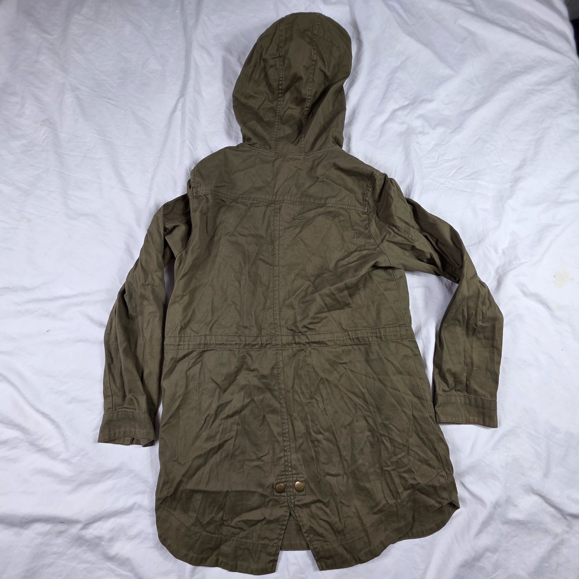 Other Be Cool Womens Size Large Green Hooded Military Style Jacket Size L / US 10 / IT 46 - 2 Thumbnail