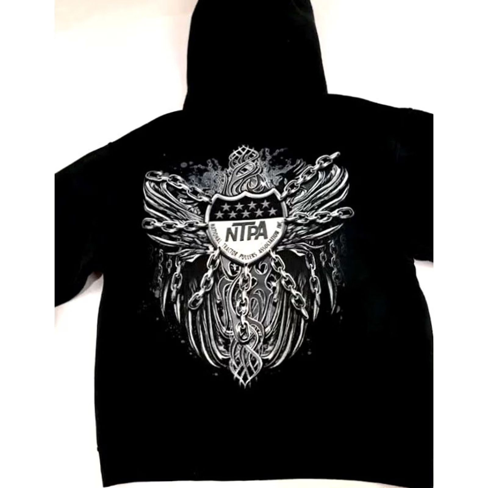 Jerzees Jerzees NTPA National Tractor Pullers Hooded Sweatshirt Medium Black Pullover Size US M / EU 48-50 / 2 - 5 Thumbnail