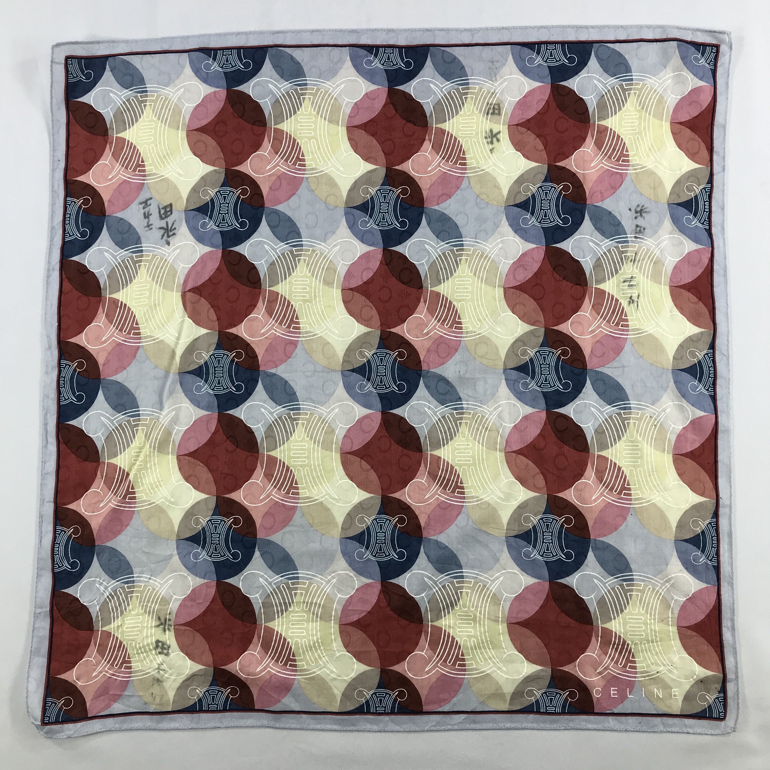 Celine × Vintage Celine Bandana / Handkerchief / Neckerchief - S2661 Size ONE SIZE - 1 Thumbnail