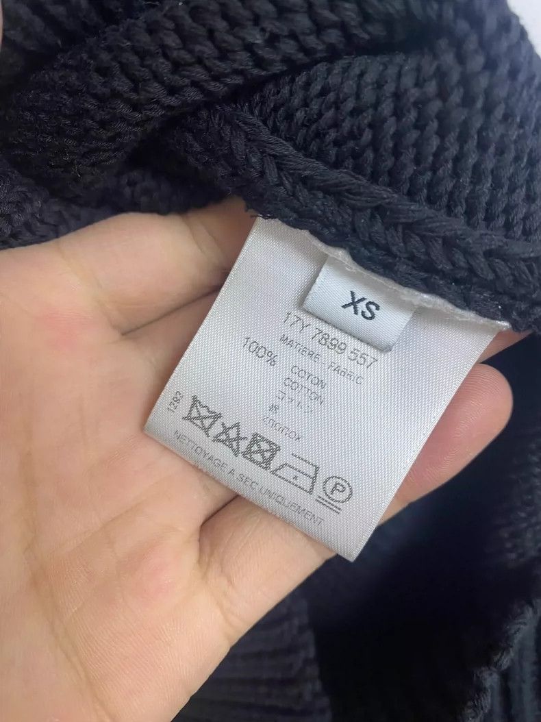 Givenchy Givenchy Black Letter Logo Jacquard Knit Sweater Size US XS / EU 42 / 0 - 4 Thumbnail