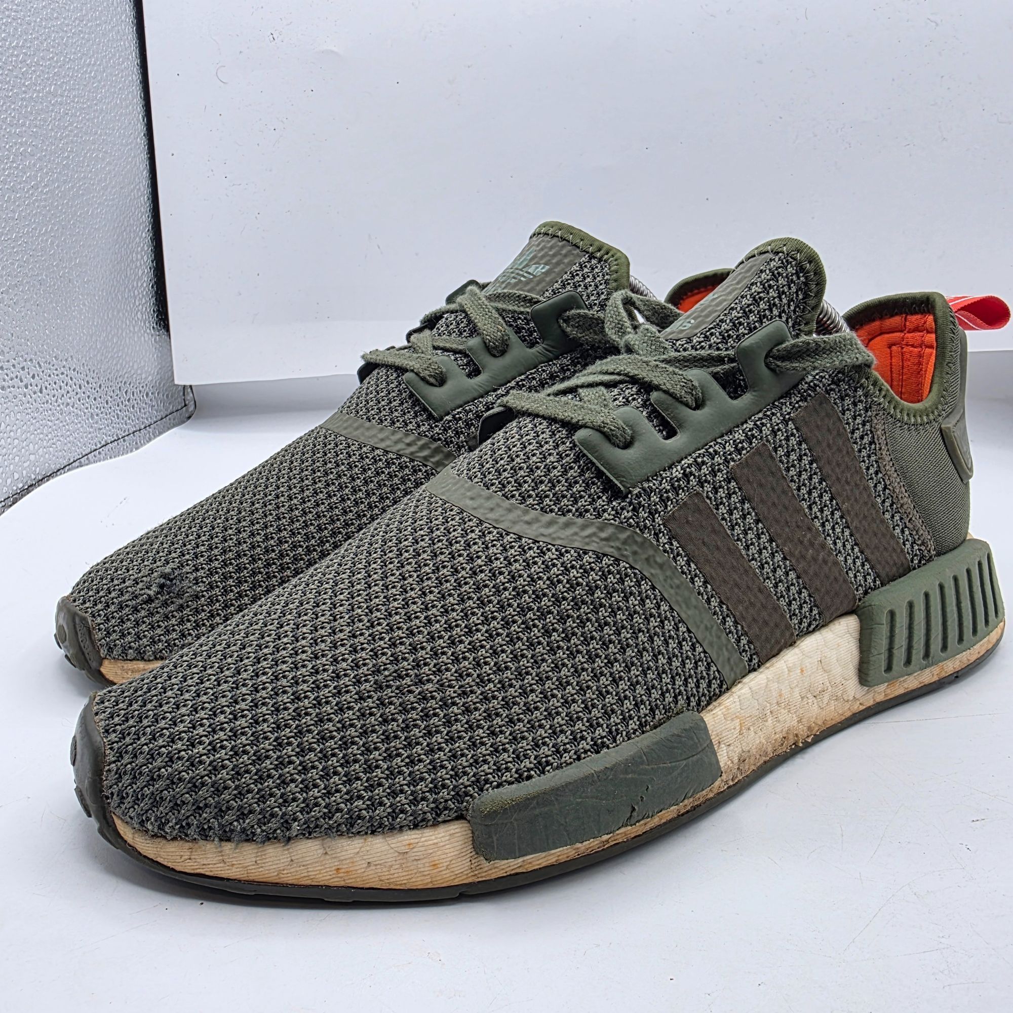 Adidas Adidas NMD R1 Night Cargo Mens Size 9.5 Green Casual Athleti Size US 9.5 / EU 42-43 - 4 Thumbnail