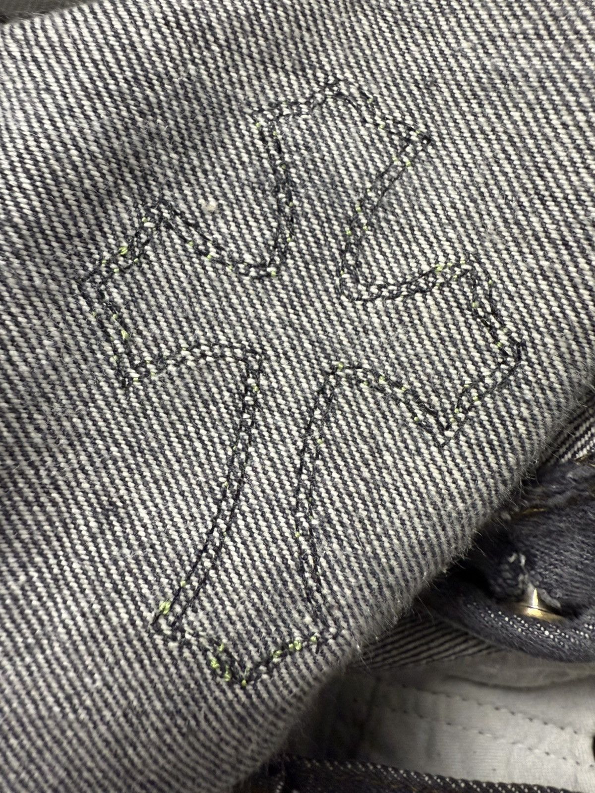 Chrome Hearts Chrome Hearts Slime Green Patched Levis 501 Sz.36 Size US 36 / EU 52 - 19 Thumbnail