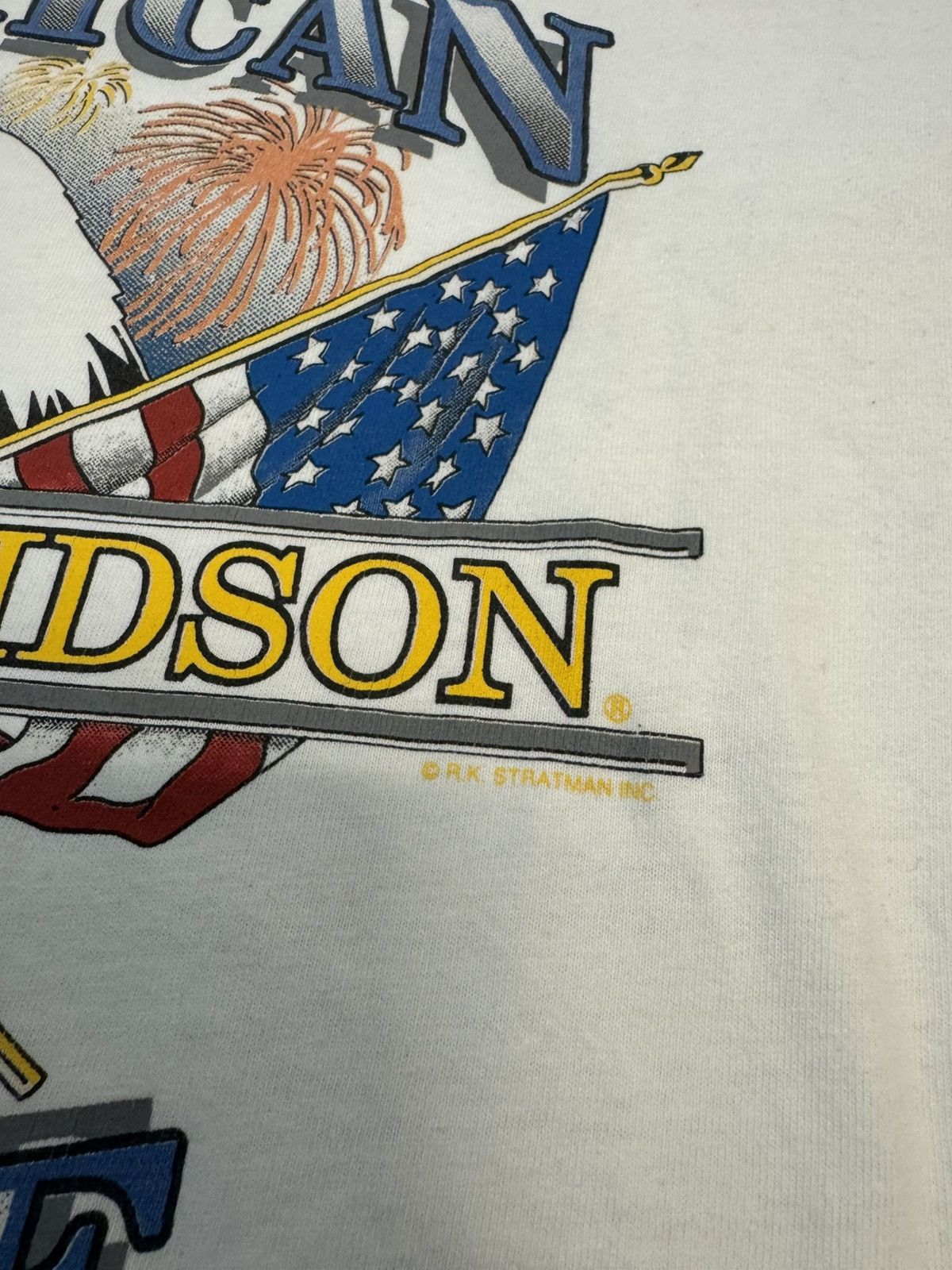 Harley Davidson Vintage 80s 90s Harley Davidson American Pride Los Angeles Size US L / EU 52-54 / 3 - 5 Thumbnail