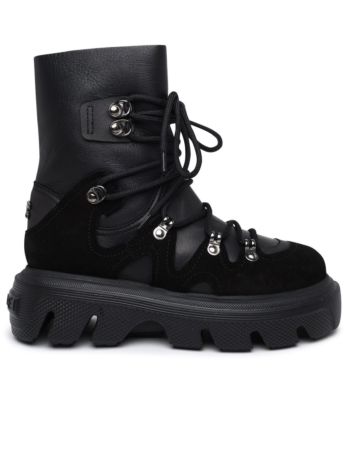 image of Casadei Black Leather Ankle Boots, Women's (Size 8)