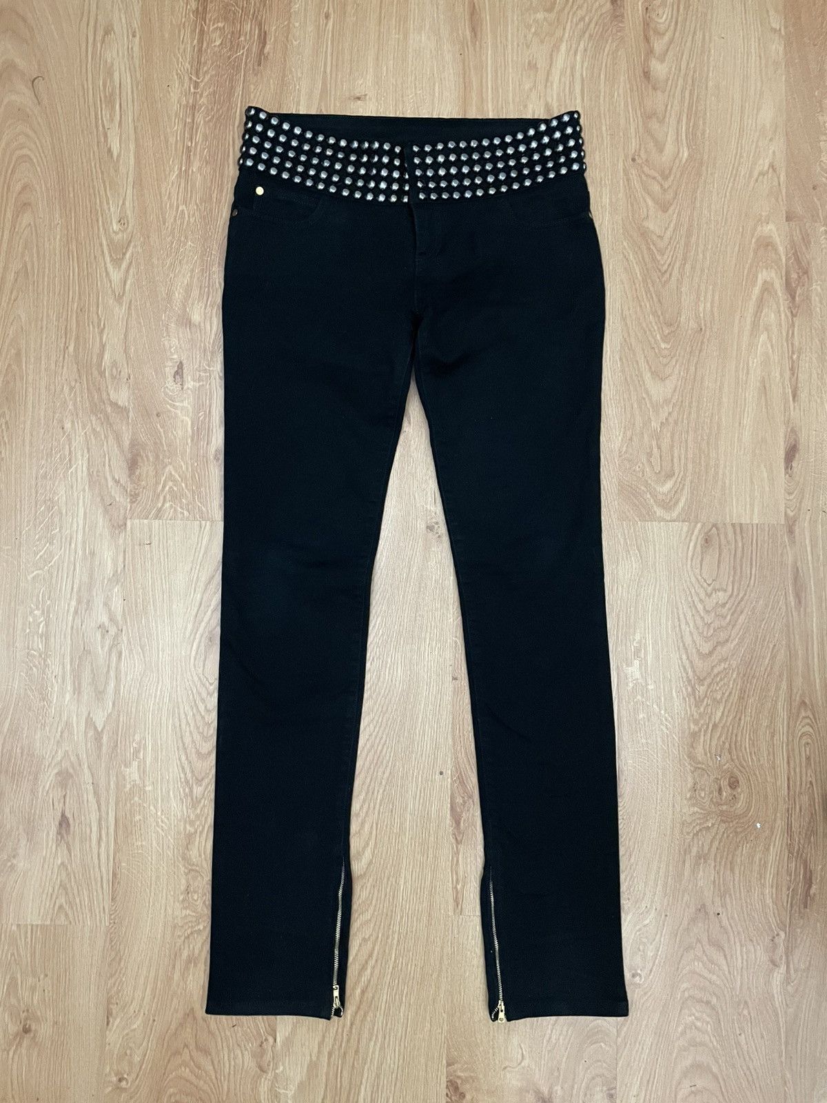 Gucci Gucci stud belted skinny low waist indie sleaze jeans Size 28" / US 6 / IT 42 - 1 Thumbnail
